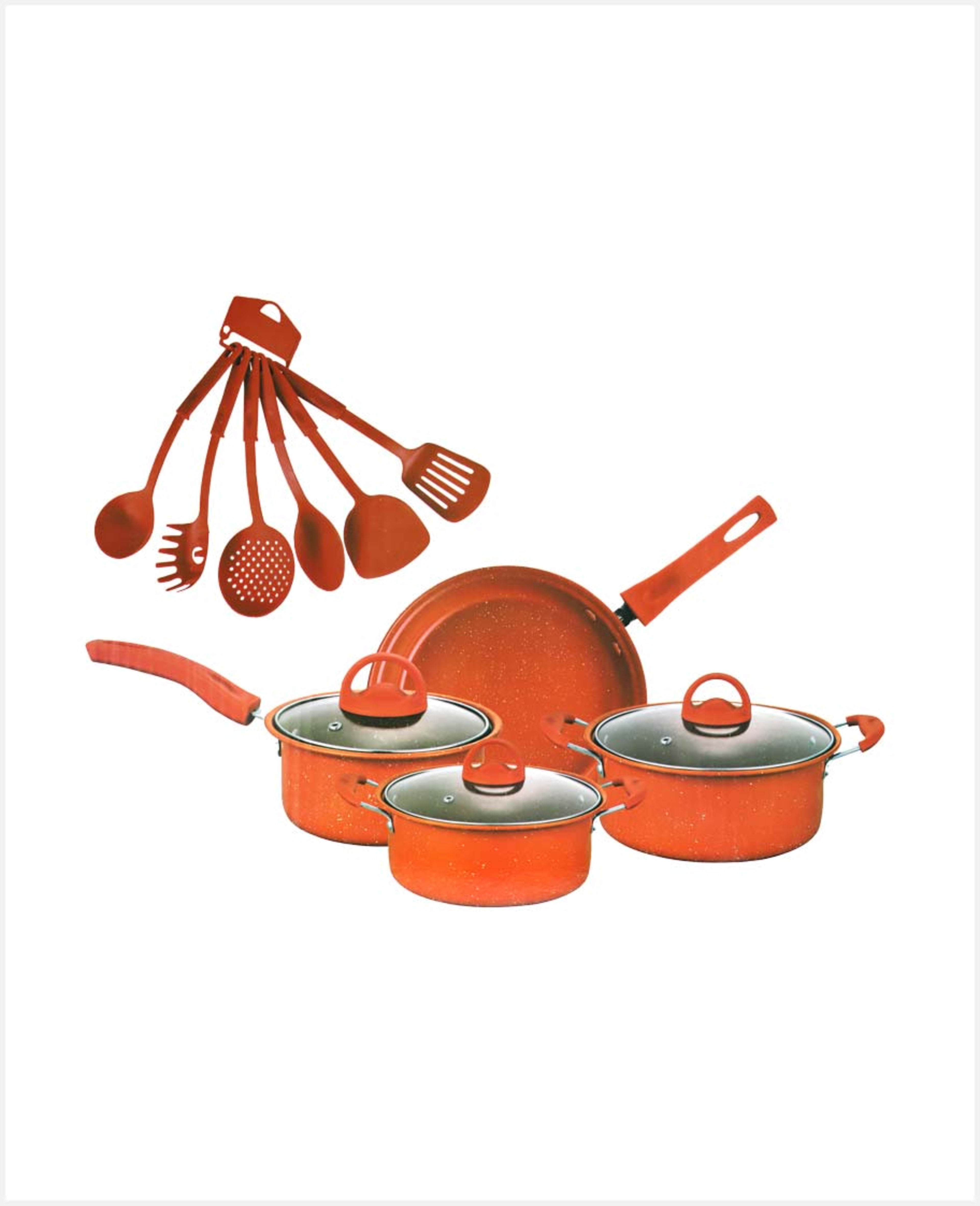 Dessini Regina Non Stick Cookware Set 13pcs Or-2104/ Ck1582 - image 3