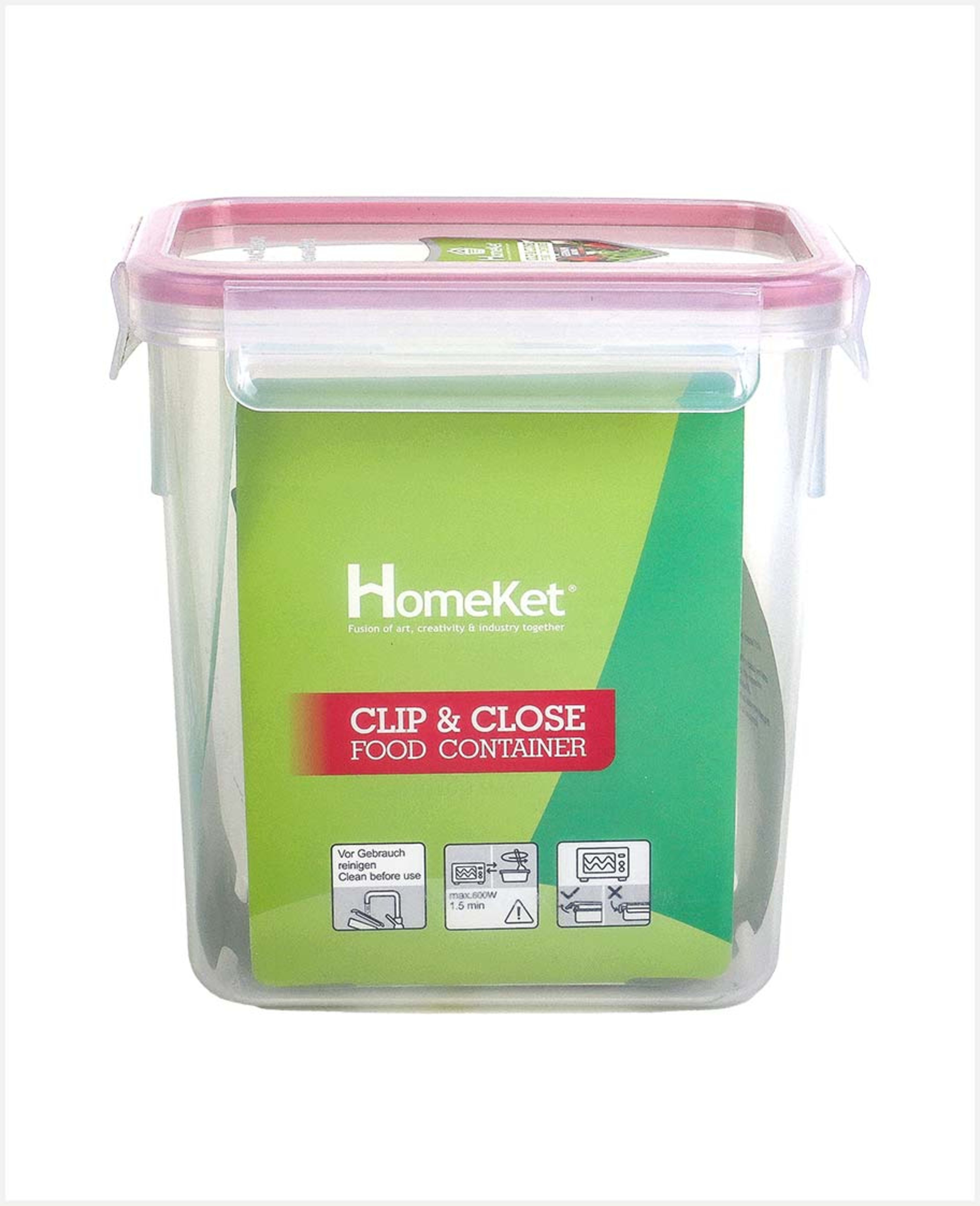 Homeket Clip and Close Food Container 1810ml 3478 - image 3