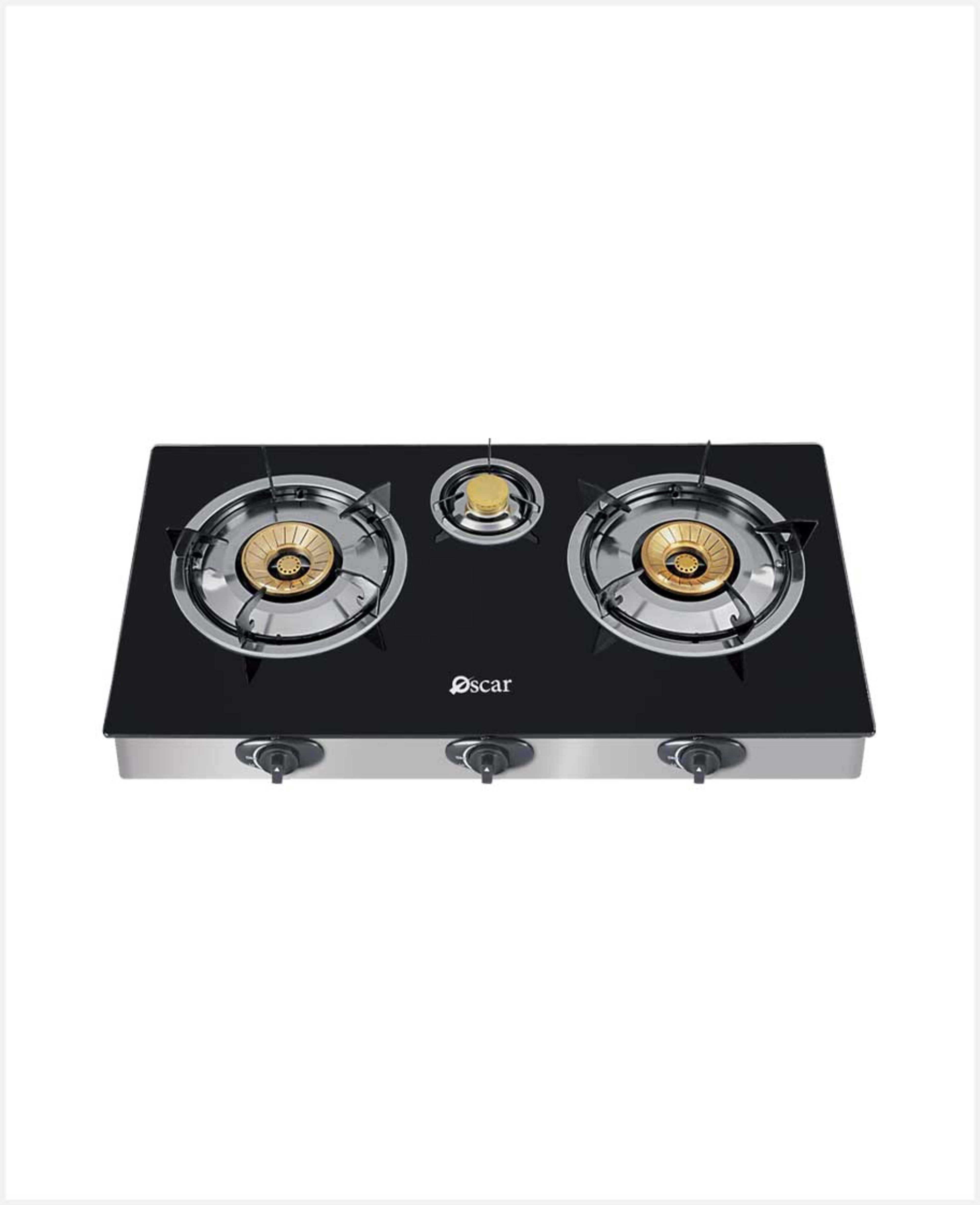 Oscar 3 Burner Gas Stove Tableglass Ogt 3gl - image 3