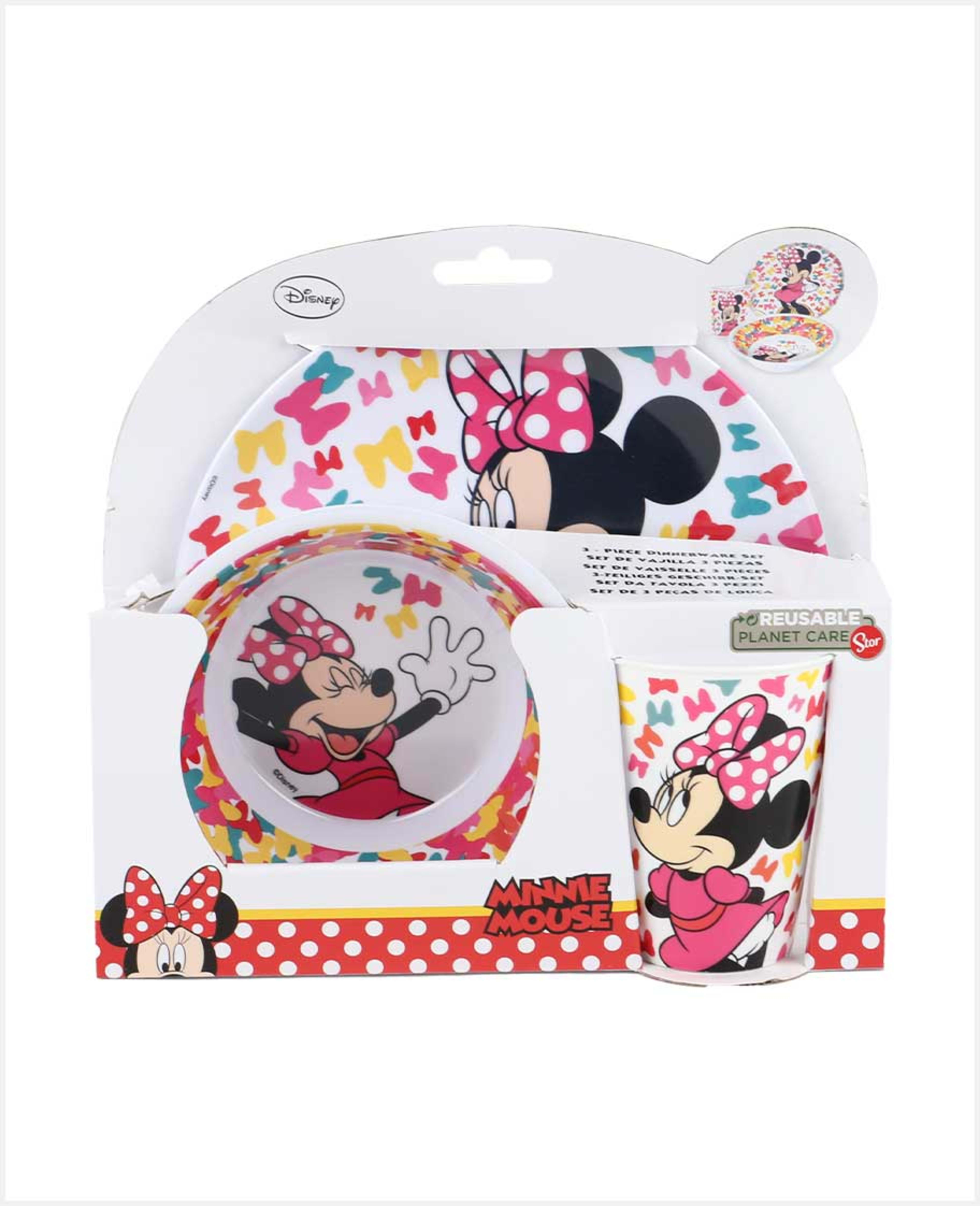 Disney W2h1 Melamine 3pcs Set Rj2951 - image 3