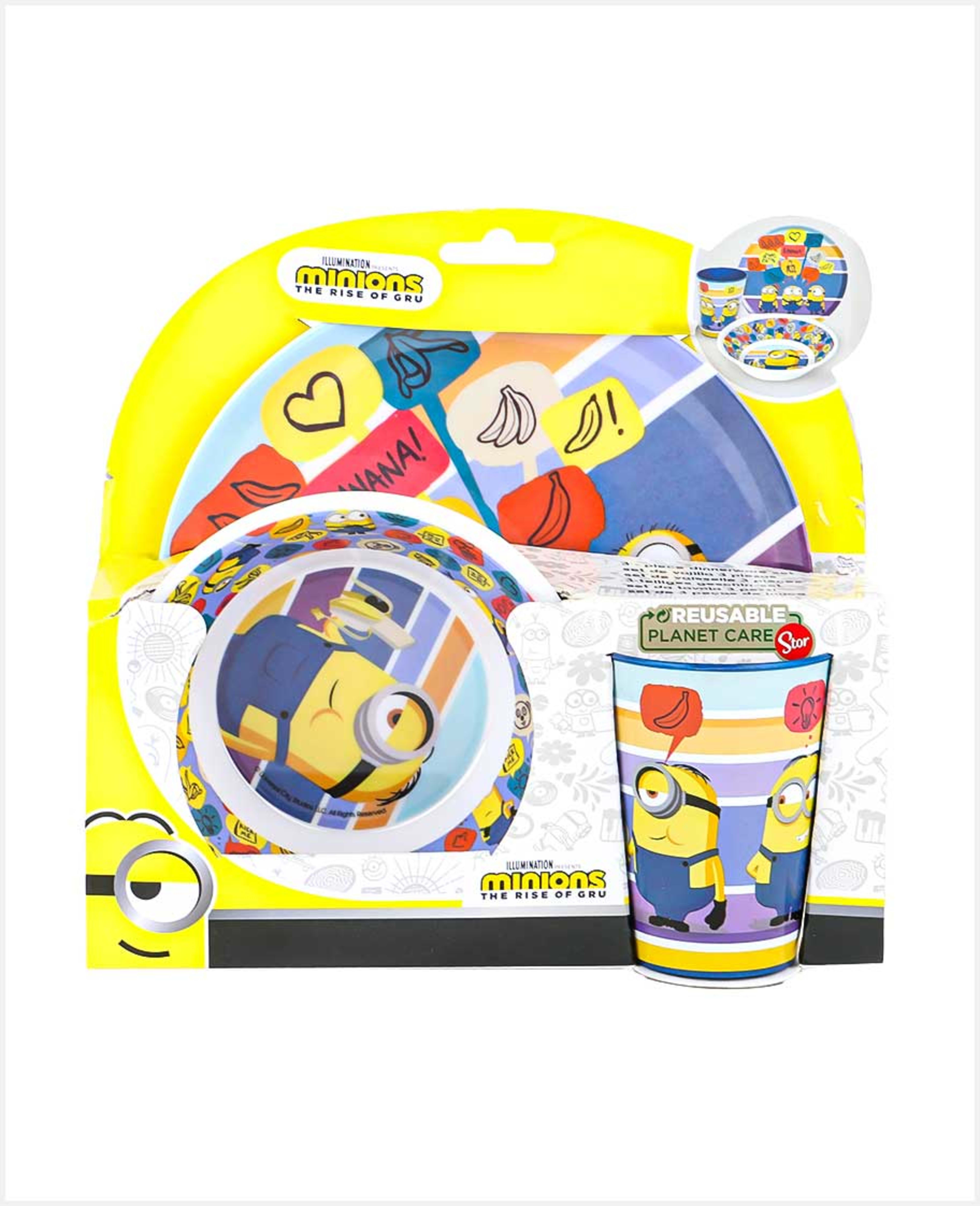 Disney W2h1 Melamine 3pcs Set Rj2960 - image 3