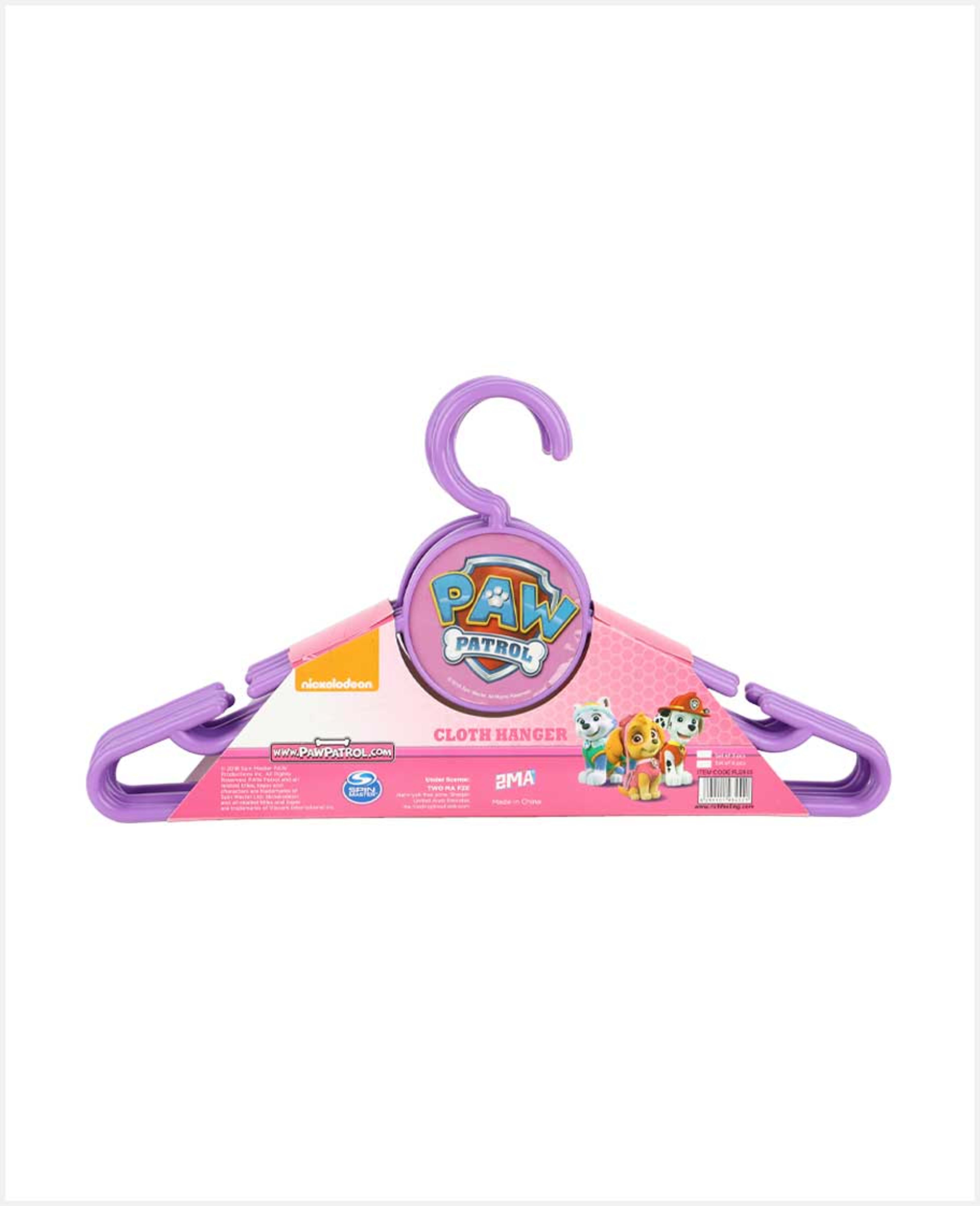 Nickelodeon W2h1 Cloth Hanger - Purple 6pcs Set Rj2605 - image 3