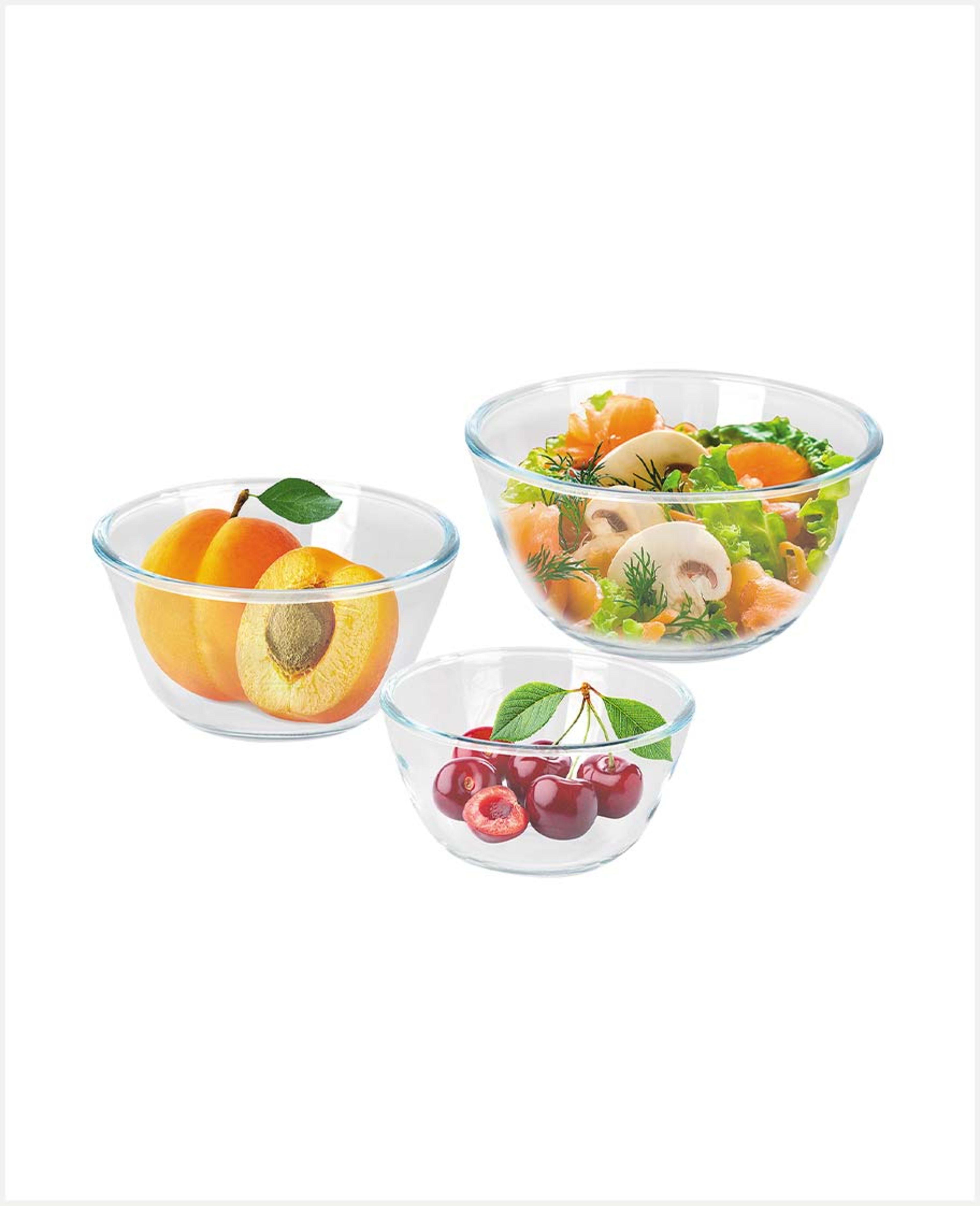 Royal Blue Glass Bowl Set 500ml+800ml+1050ml Ryb103hhl00840 - image 3