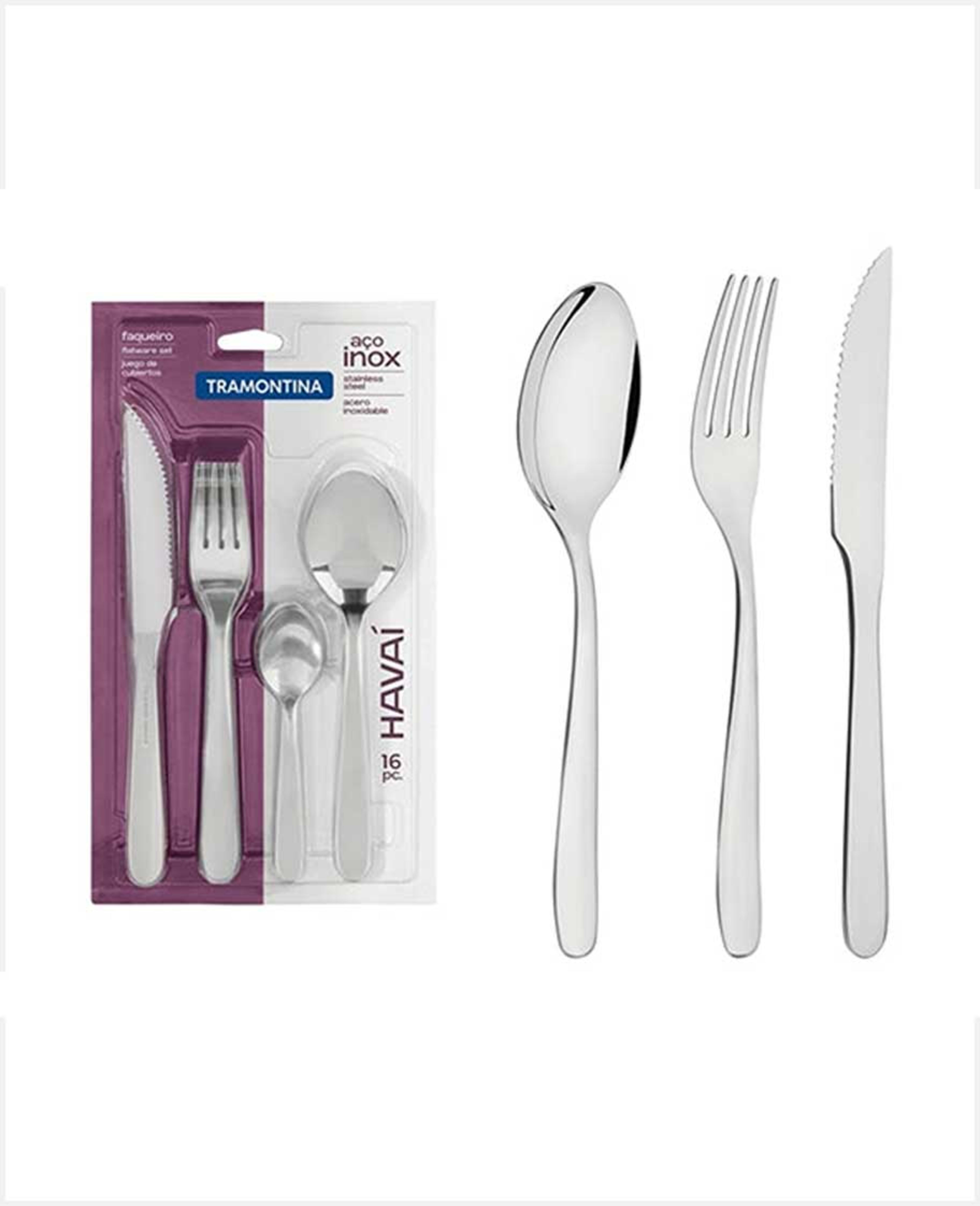 Tramontina Tableware Havai Set 16pcs 66905/084 - image 3
