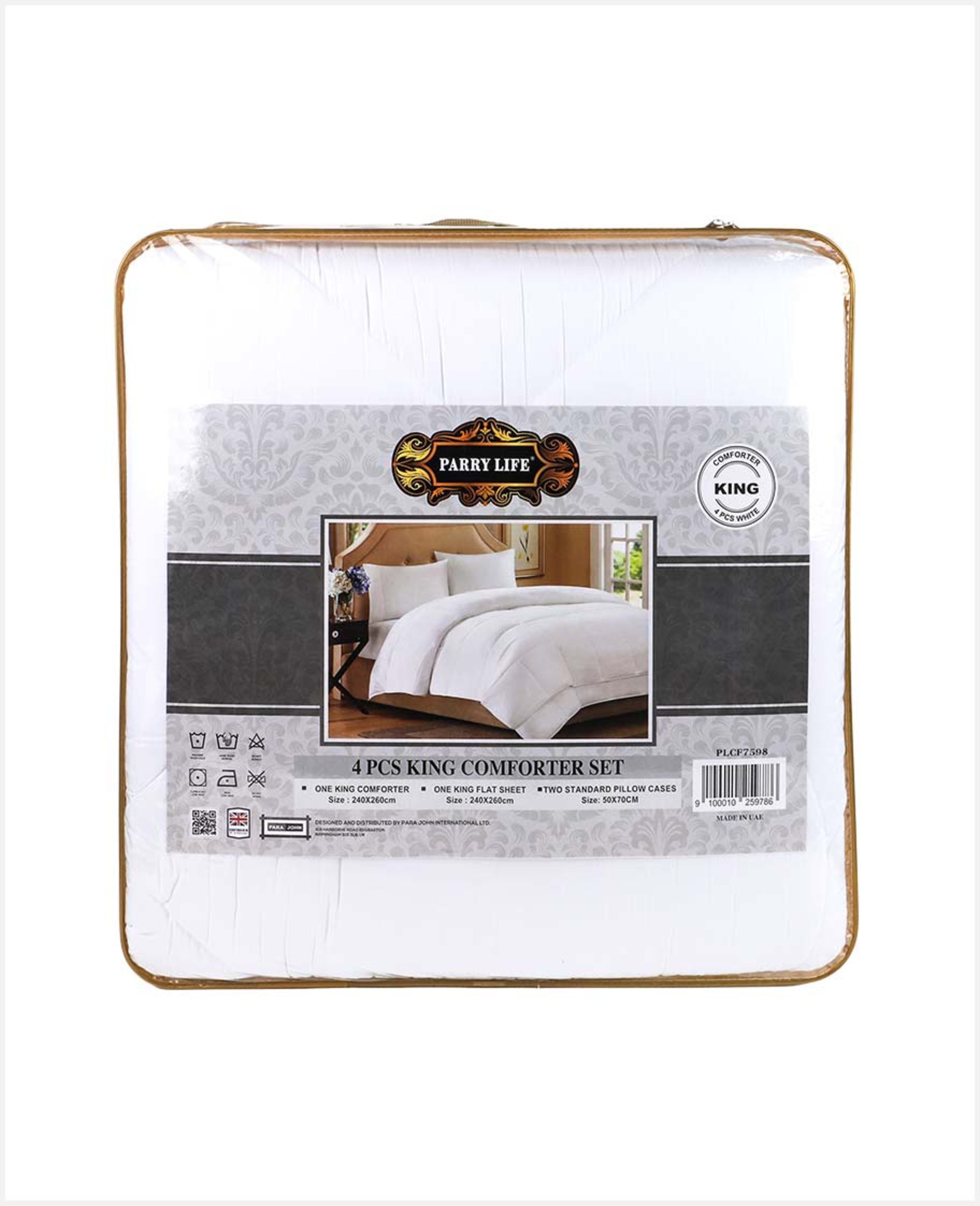 Parry Life Double Comforter White Plcf 7598 - image 3