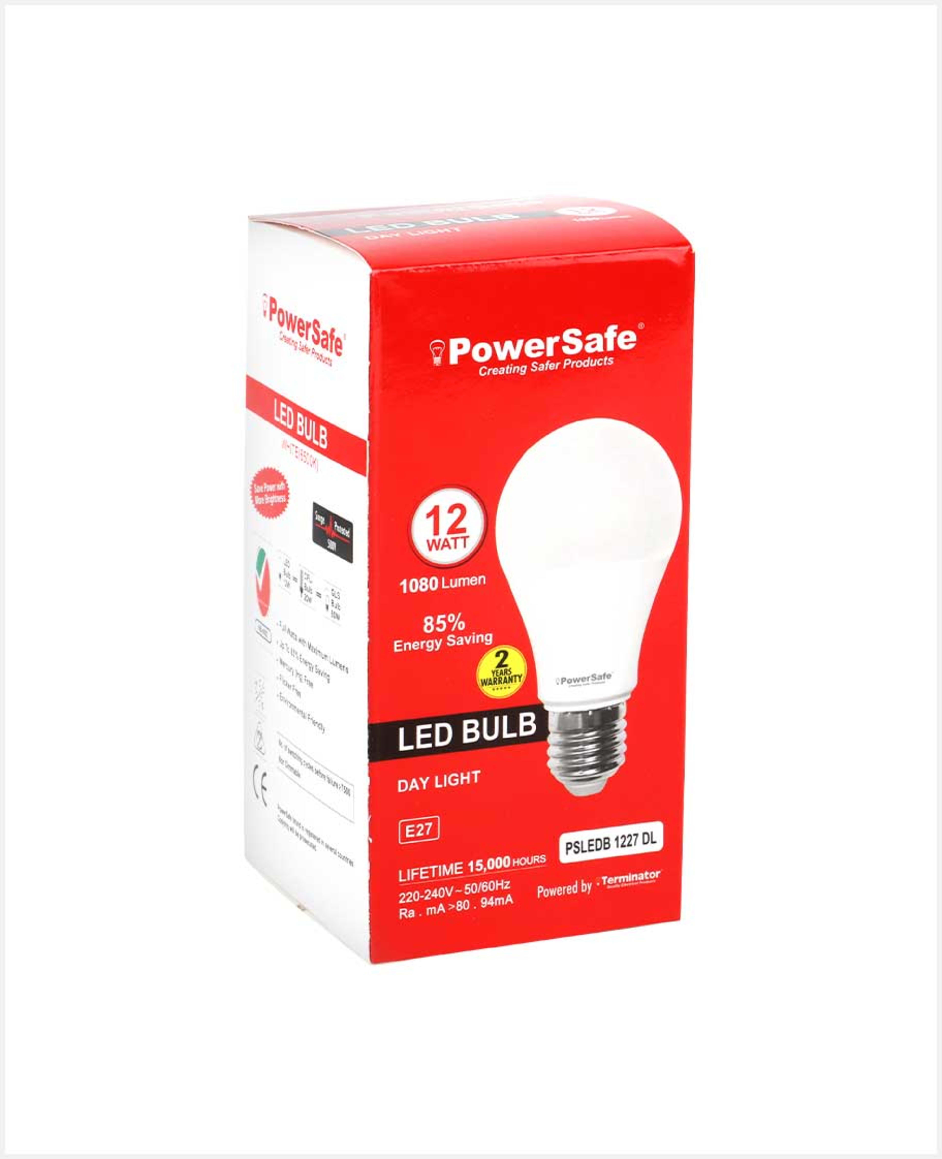 Power Safe LED Bulb Day Light E27 12w Psledb 1227 Dl - image 3