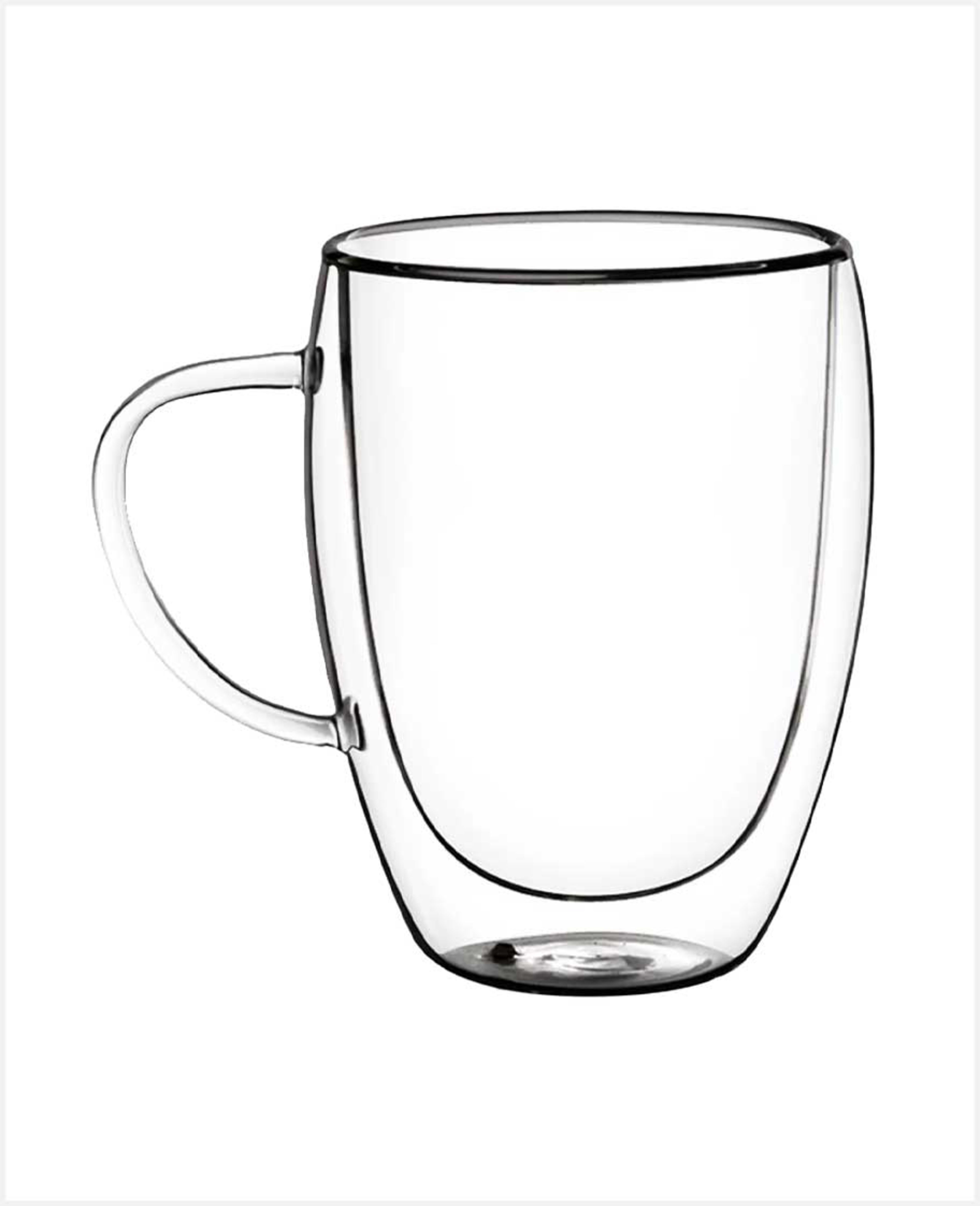 1chase Borosilicate Double Wall Glass 350ml with Handle 1ch-350h-1ps - image 3