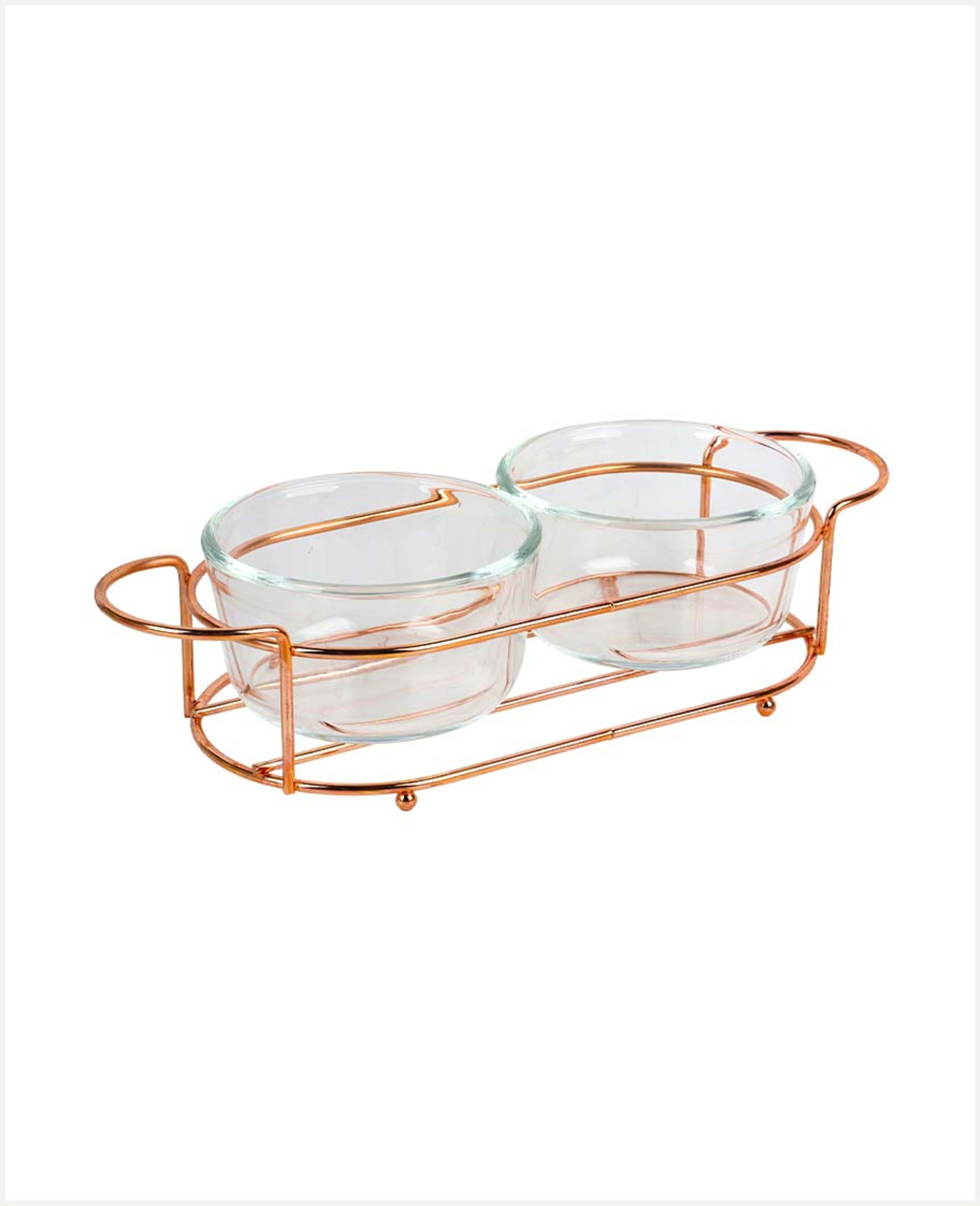 Harmony Table Top Serving Set with Metal Rack 3pcs Wt4101 - image 3