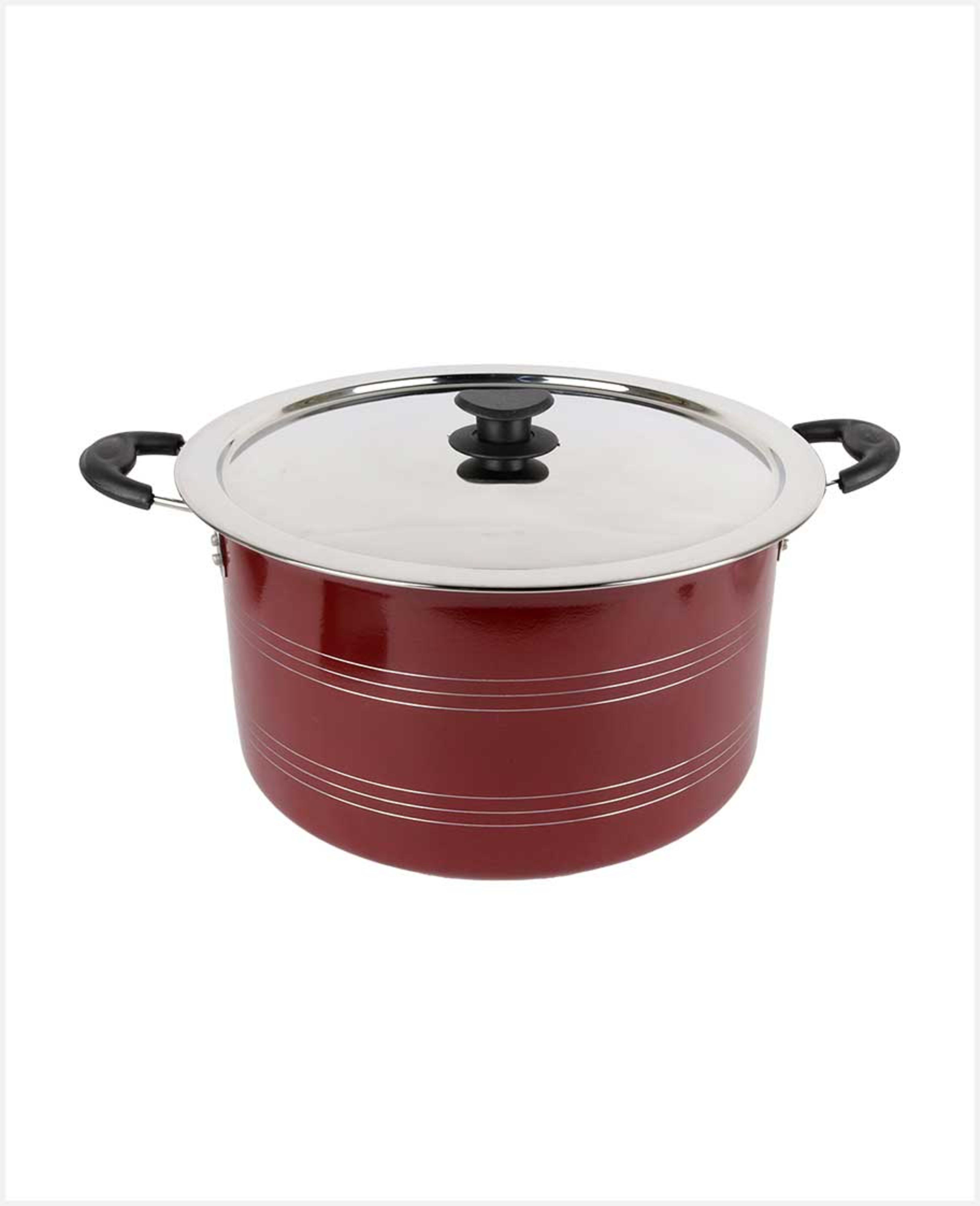 Green Point Non Stick Pot S/s Lid & Dum Lid 16ltr Gpbp-116 - image 3