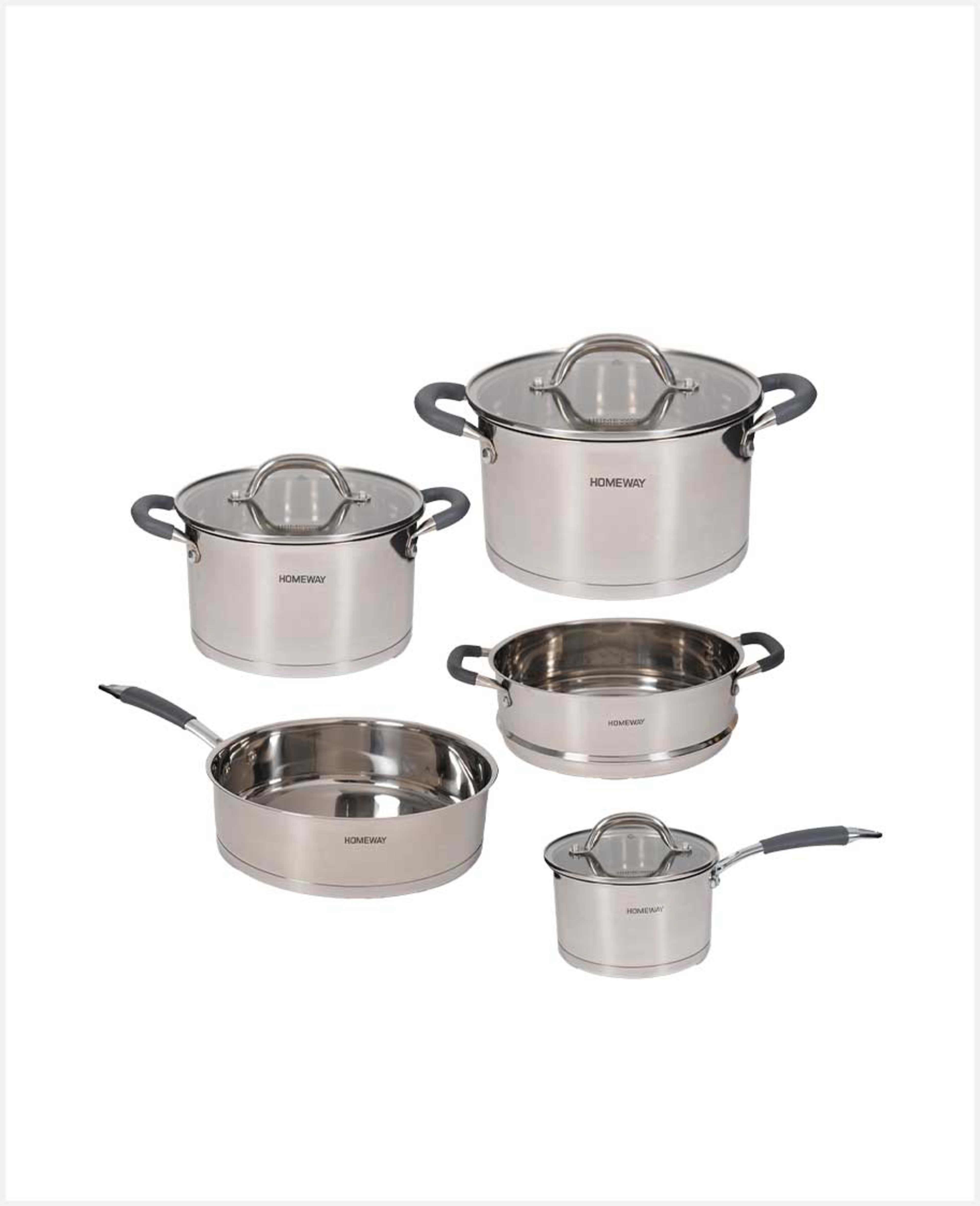 Homeway Stainless Steel Cookware Set 8pcs Hw3908 - image 3