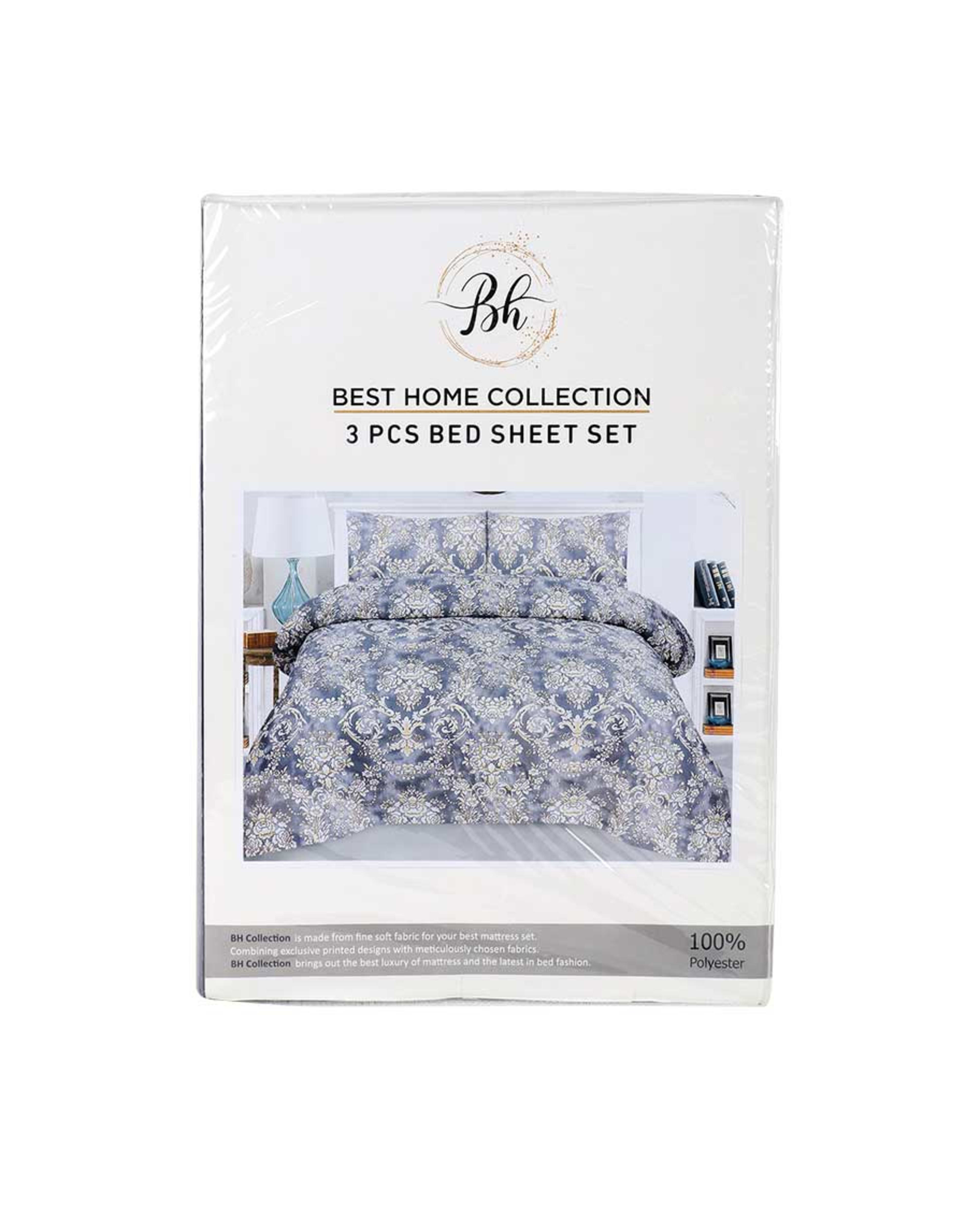 Best Home Bed Sheet Double Set 3pcs 240x250cm - image 2