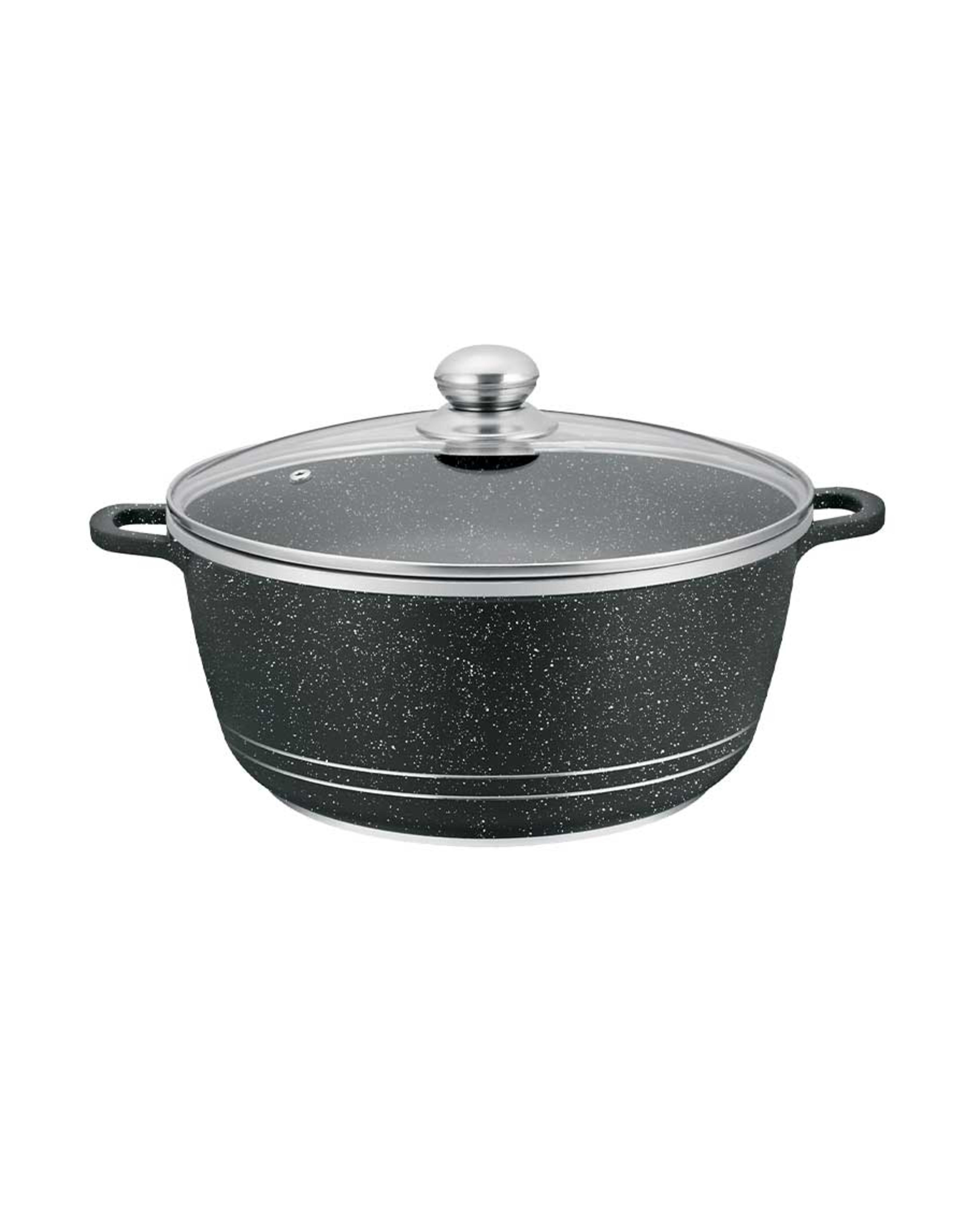 Royalford Die Cast Casserole/glass Lid 44cm Rf12921 - image 2