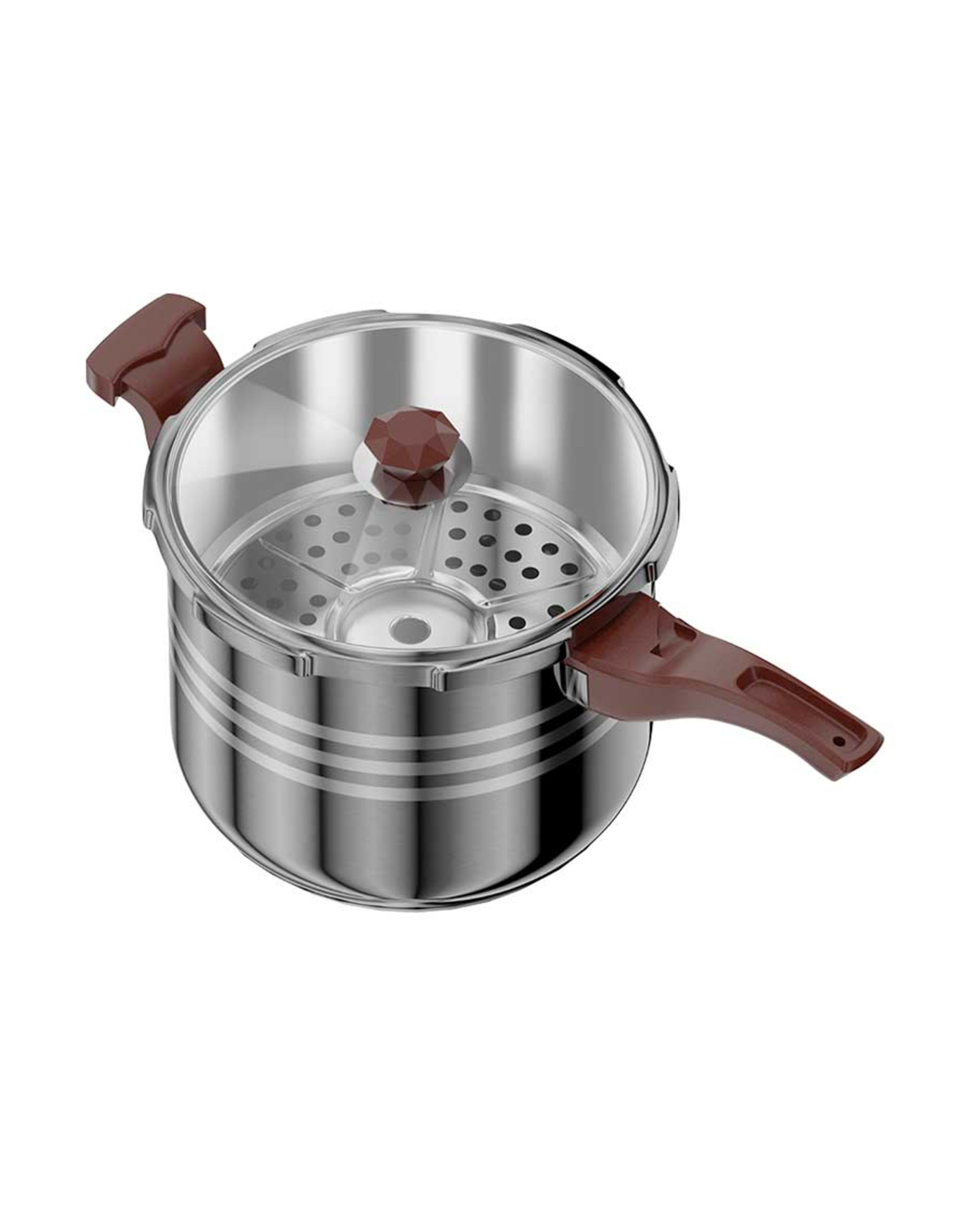 Homeway Pressure Cooker Lid+steamer 5ltr Hw6619 - image 2