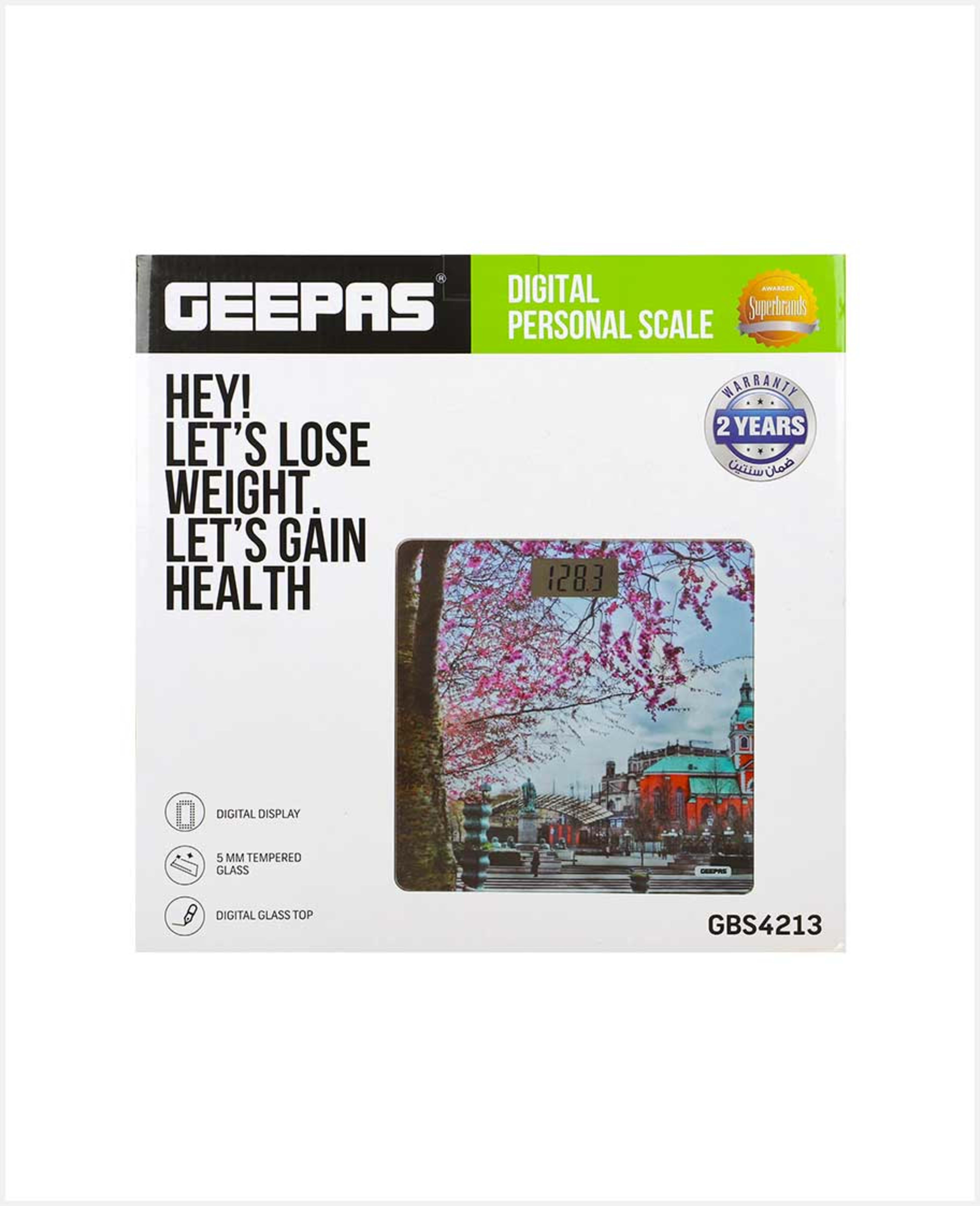 Geepas Digital Personal Scale #gbs4213 - image 3