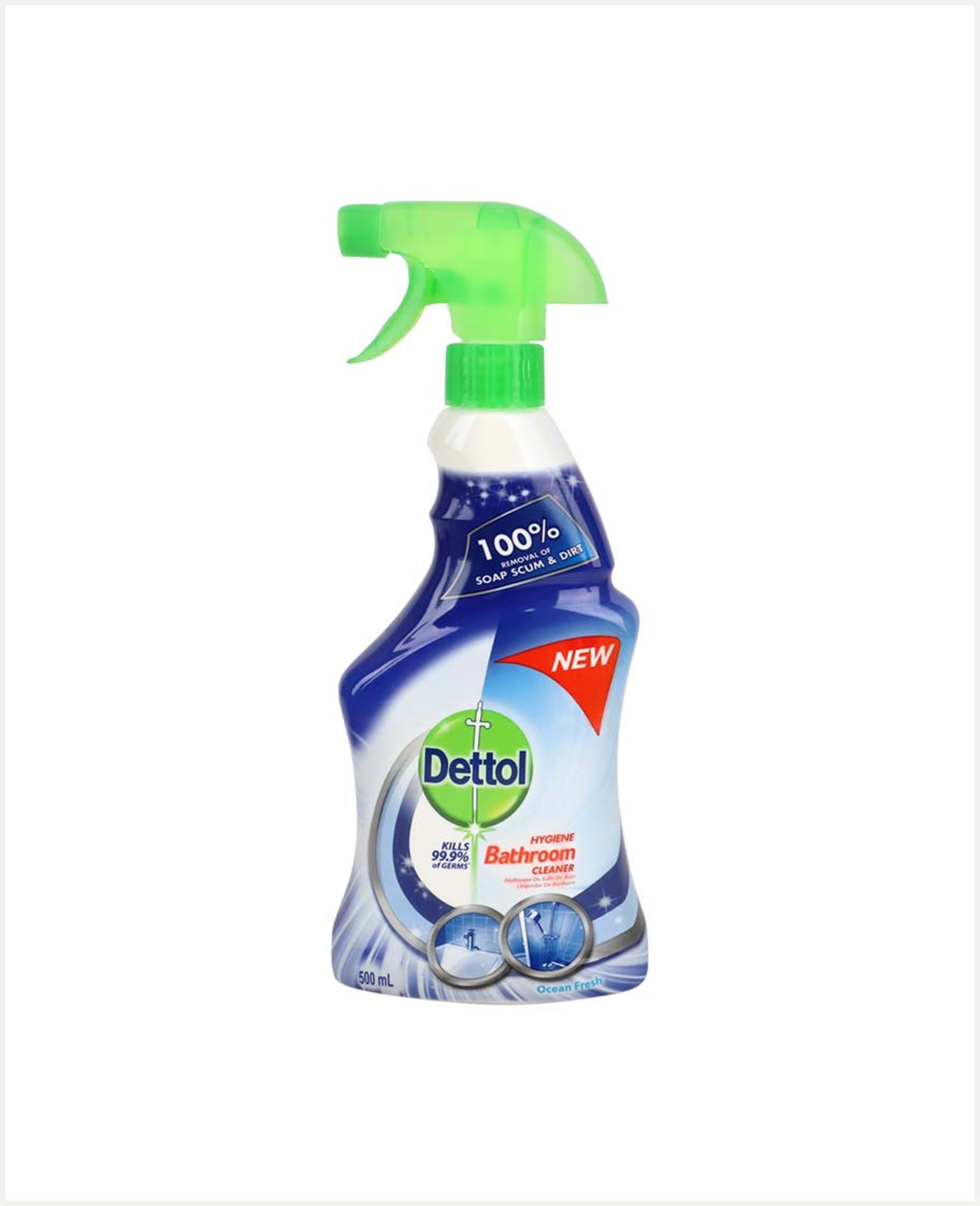Dettol Power Bathroom Cleaner Ocean Fresh Trigger 2sx500ml - image 2