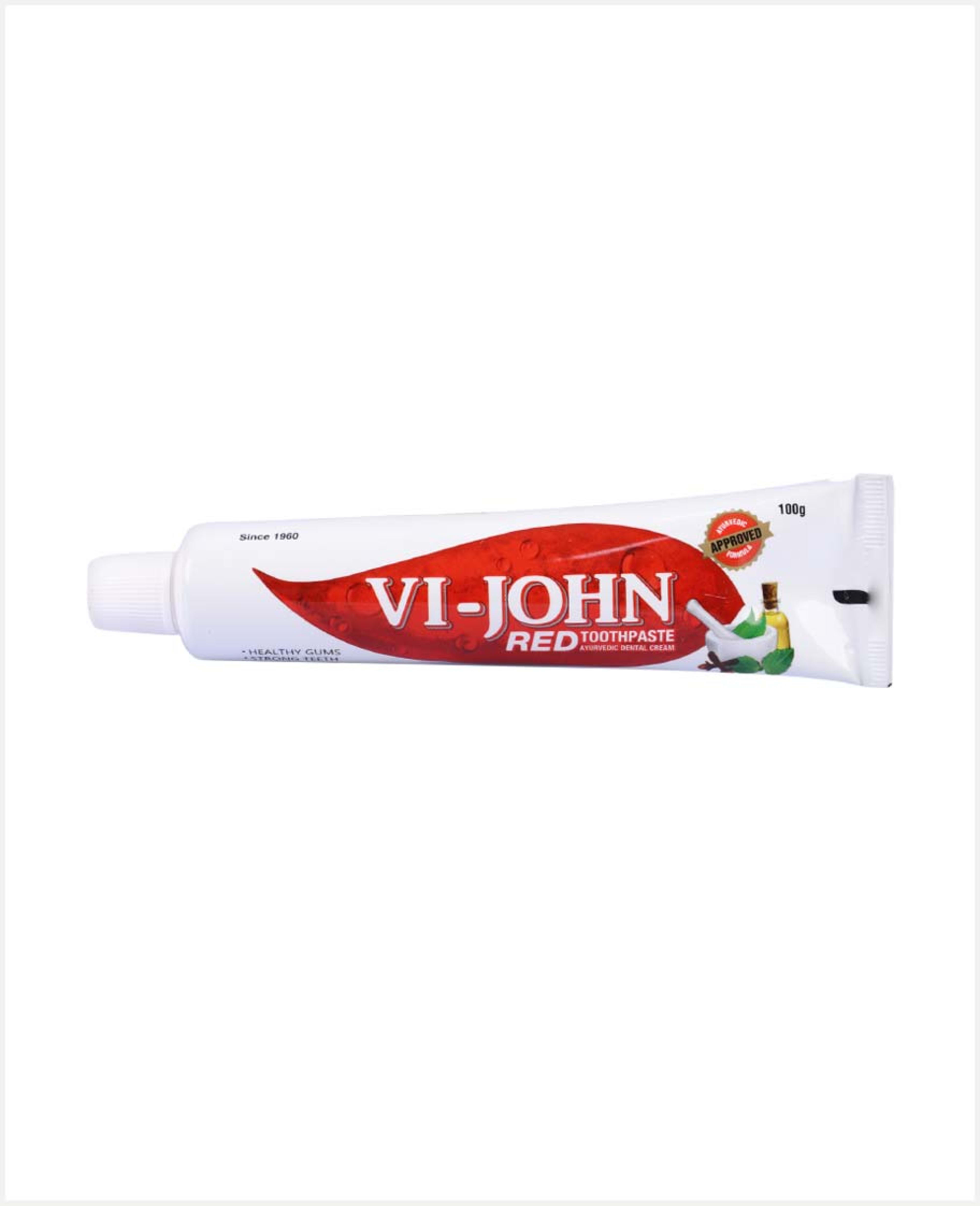 Vi-john Red Toothpaste (90gm+10gmfree) 100gm - image 3