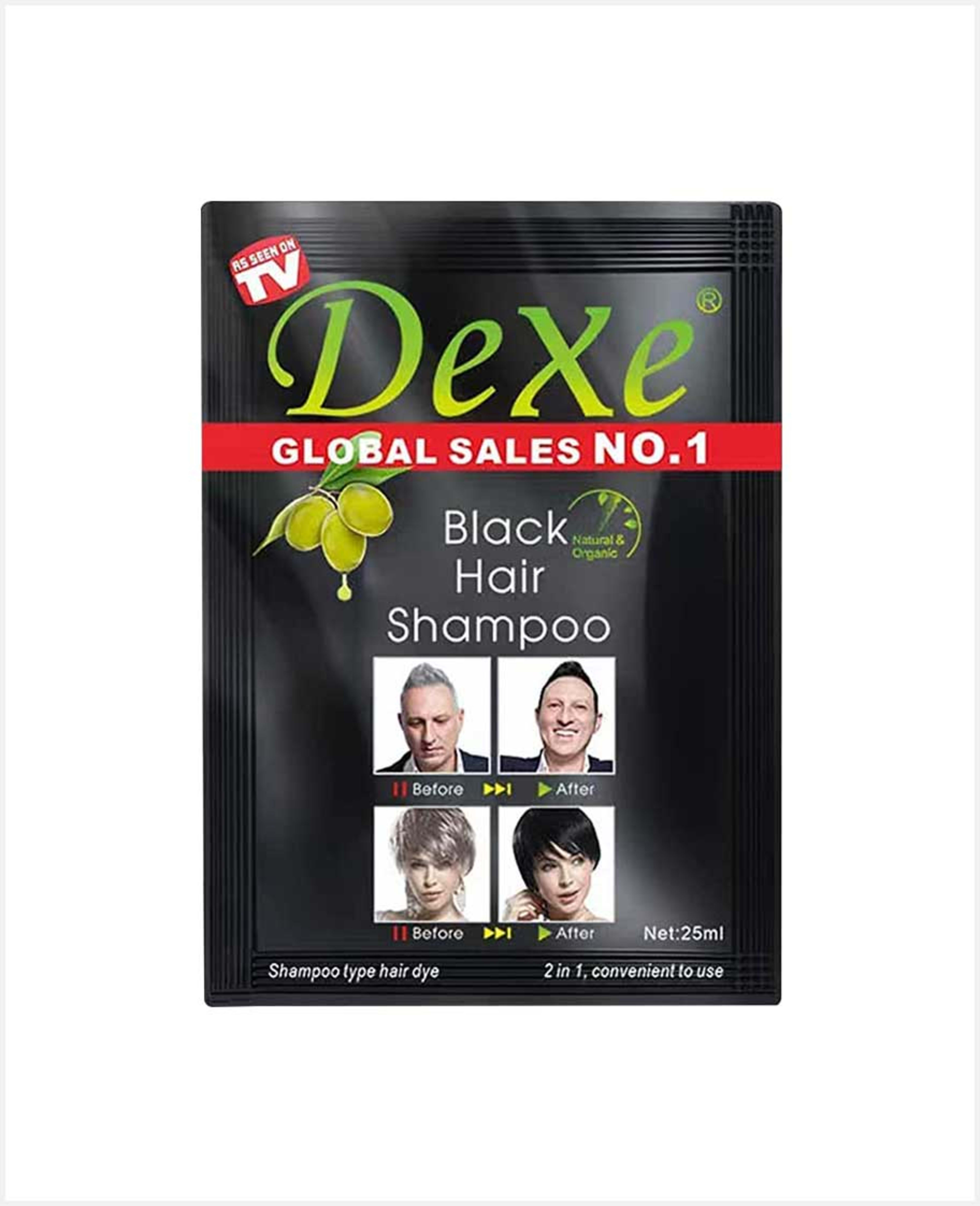 Dexe Black Hair Shampoo 25ml - image 3