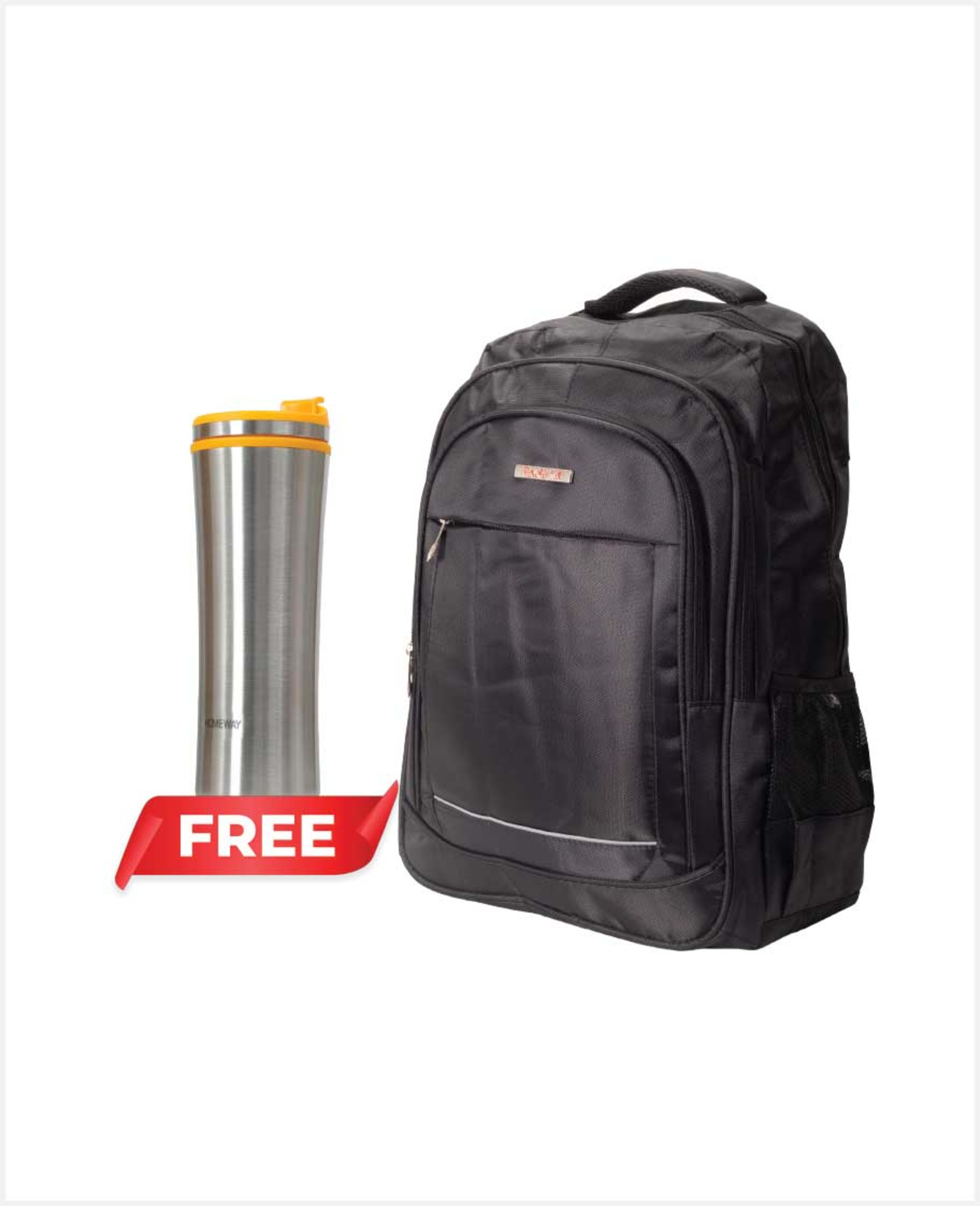 Traveller Fast Zip Backpack 20inch+hot and Cold Coffee Mug 550ml - image 3