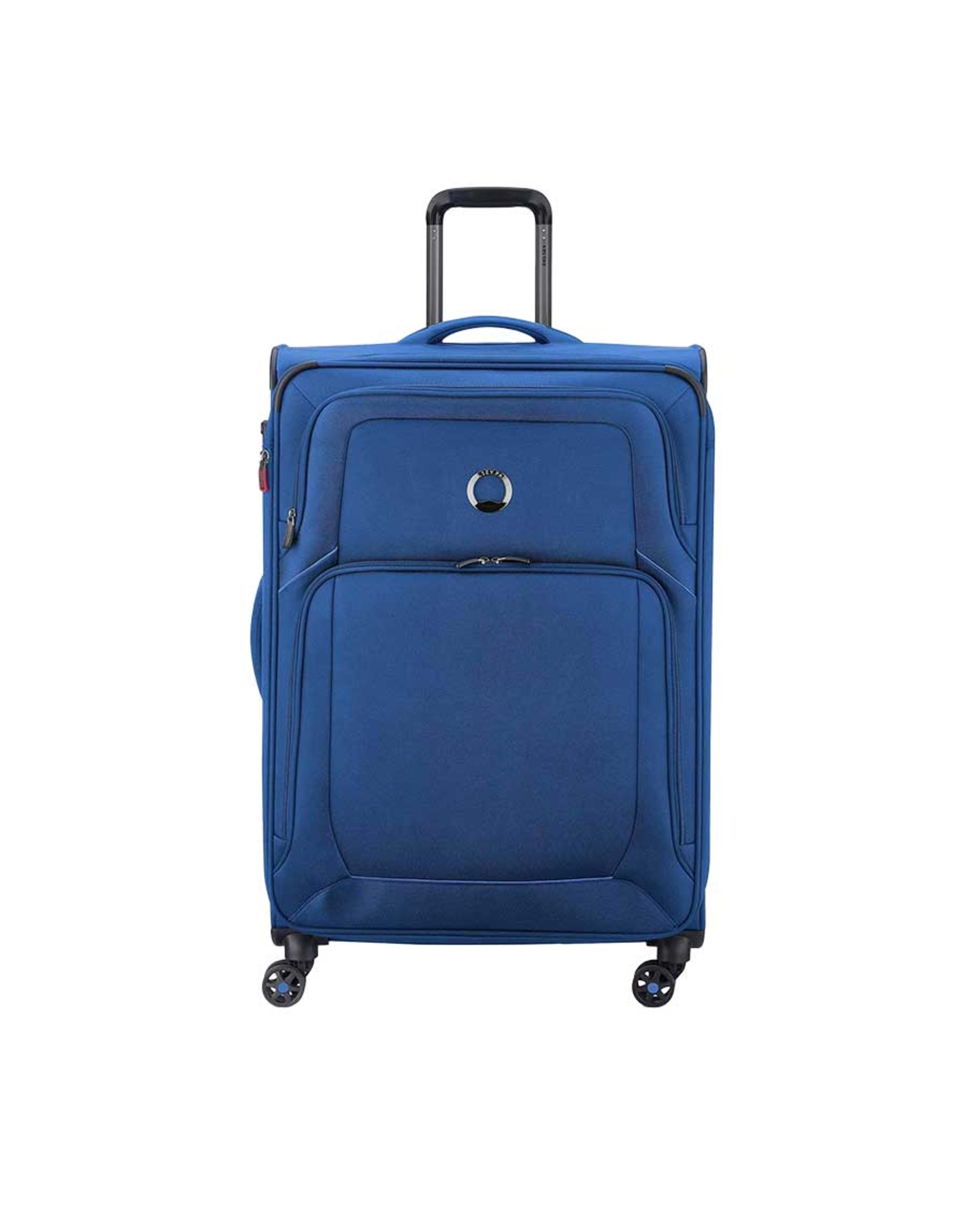 Delsey Optimax Lite Softcase Double Wheel Trolley 55cm Blue 3285801 02 - image 2