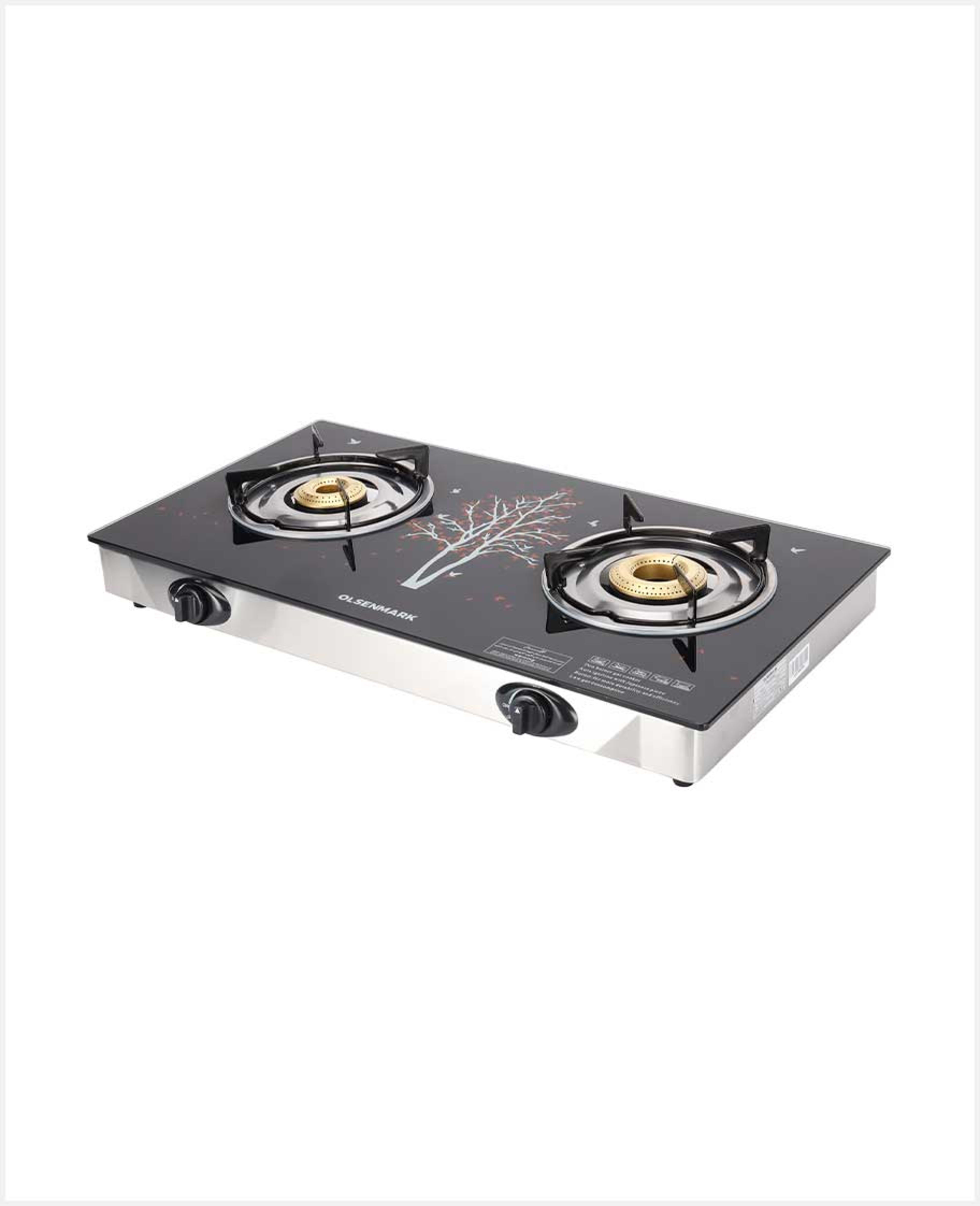 Olsenmark 2 Burner Tempered Glass Stove Omk2225 - image 3