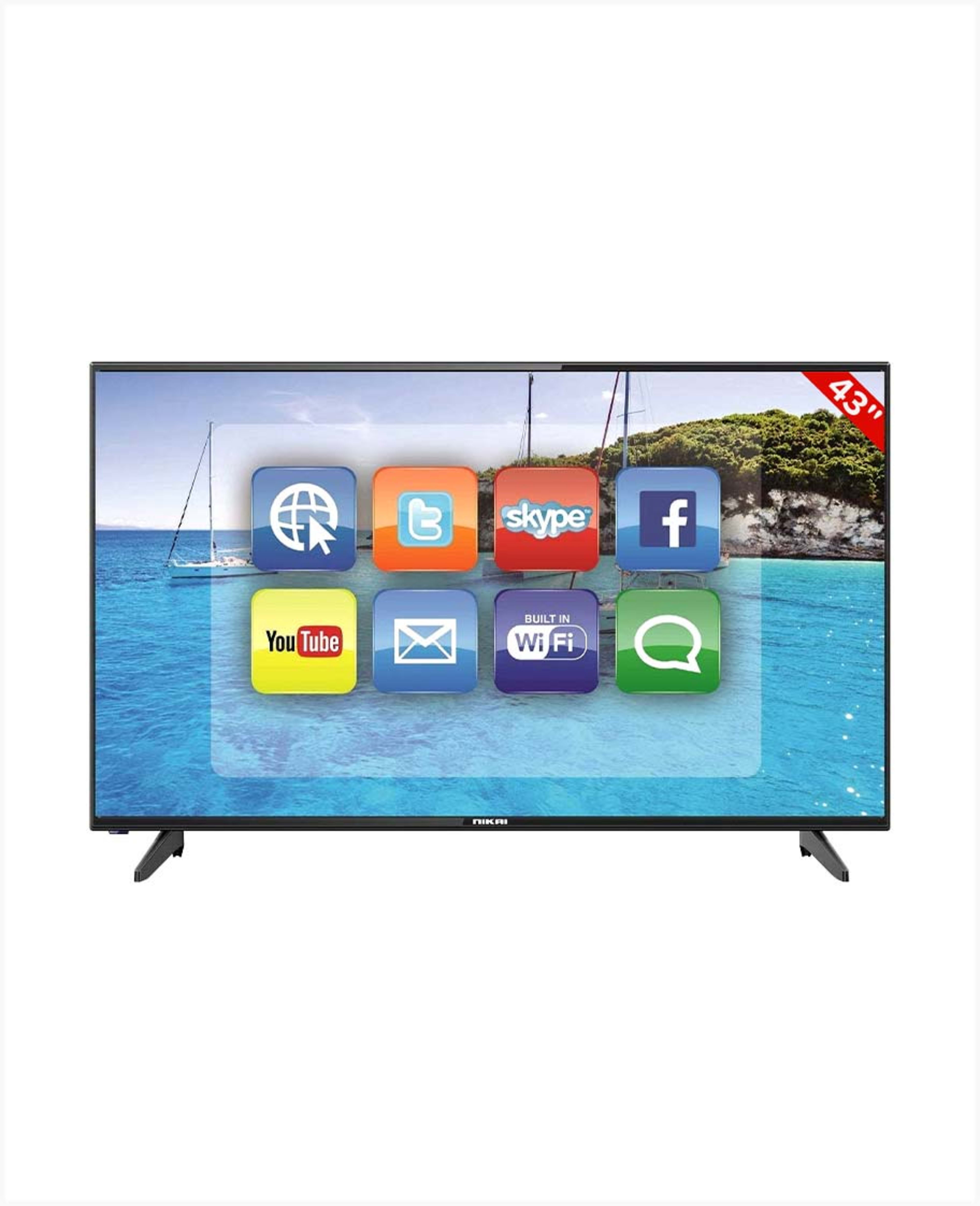 Nikai Full HD Smart Android LED TV 43inch Ntv4300sled - image 2