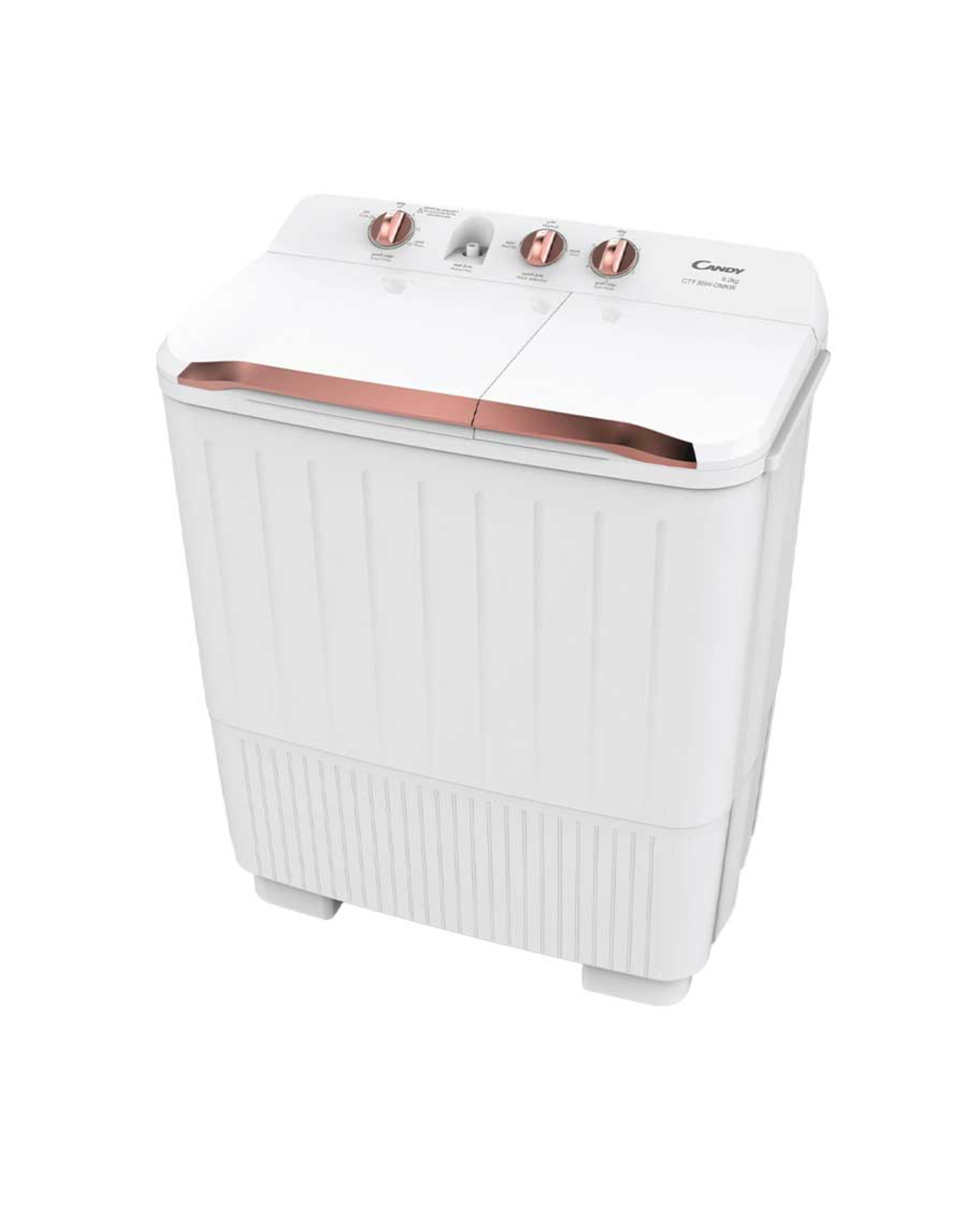 Candy Twin Tub Washing Machine White/grey 9kg Ctt 95w-omkw - image 2