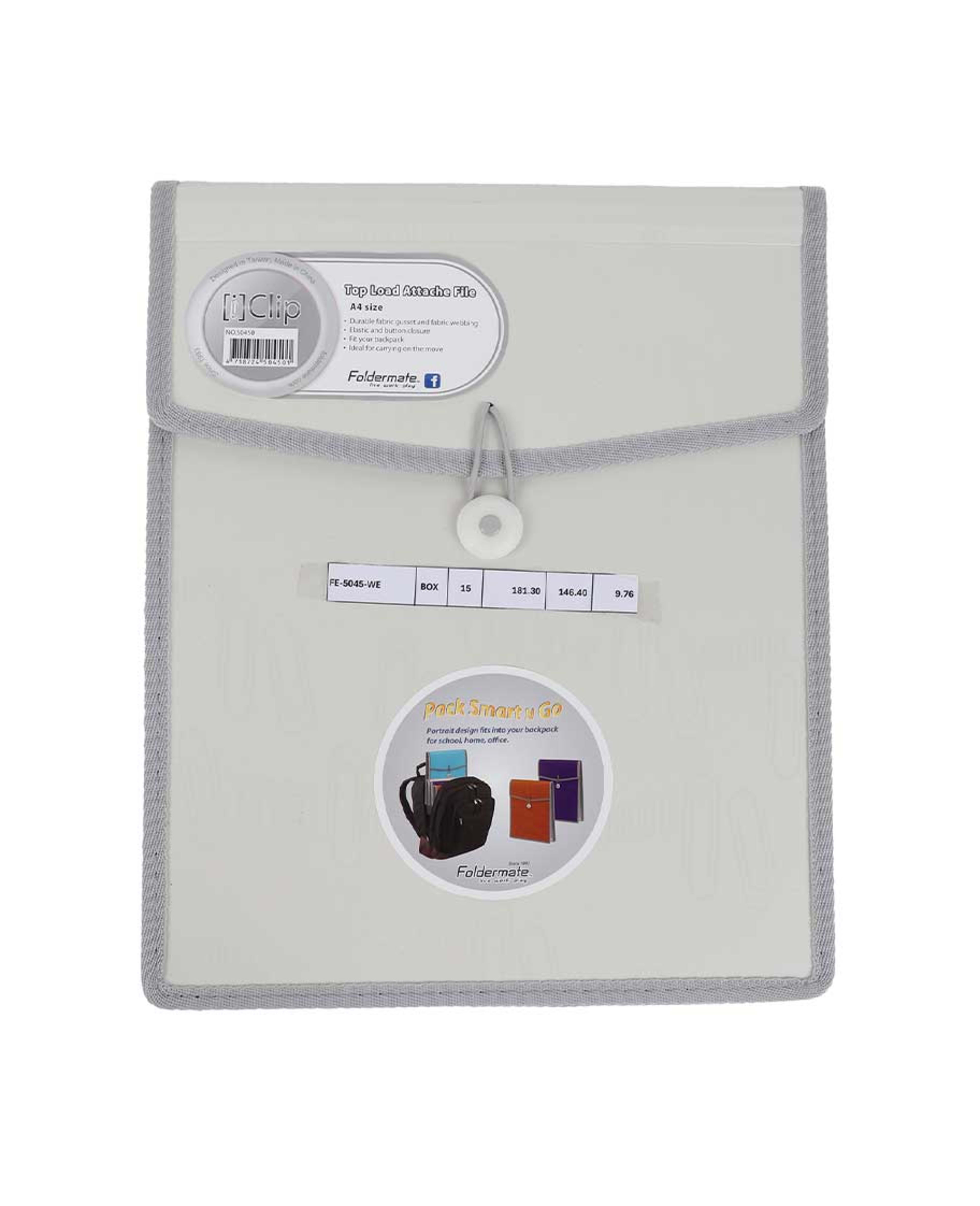 Foldermate Attache File Top Load Iclip Box 15 Fe-50450 - image 3