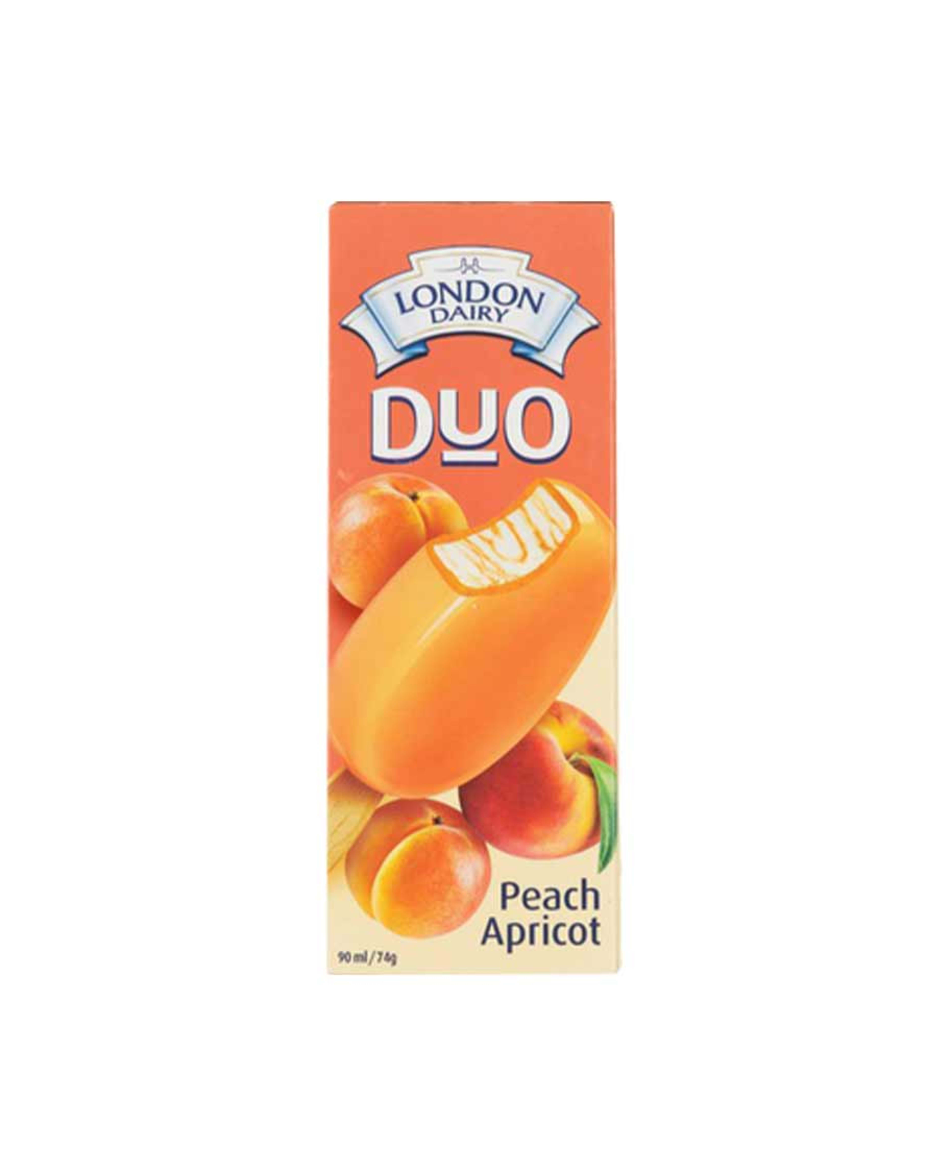 London Dairy Duo Peach Apricot Ice Cream Stick 90ml - image 2