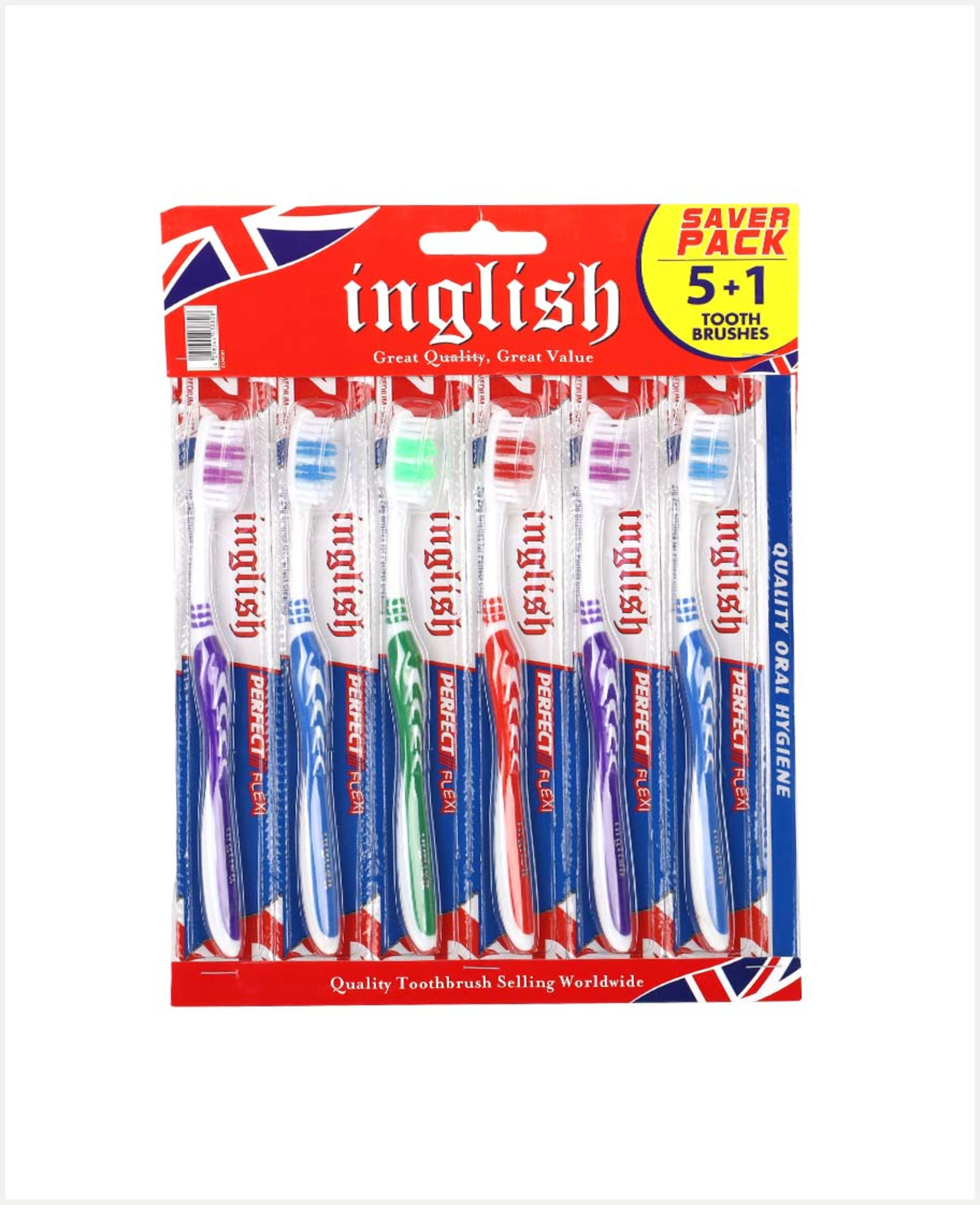 Inglish Flexi Toothbrush Saver Pack 5+1 - image 3