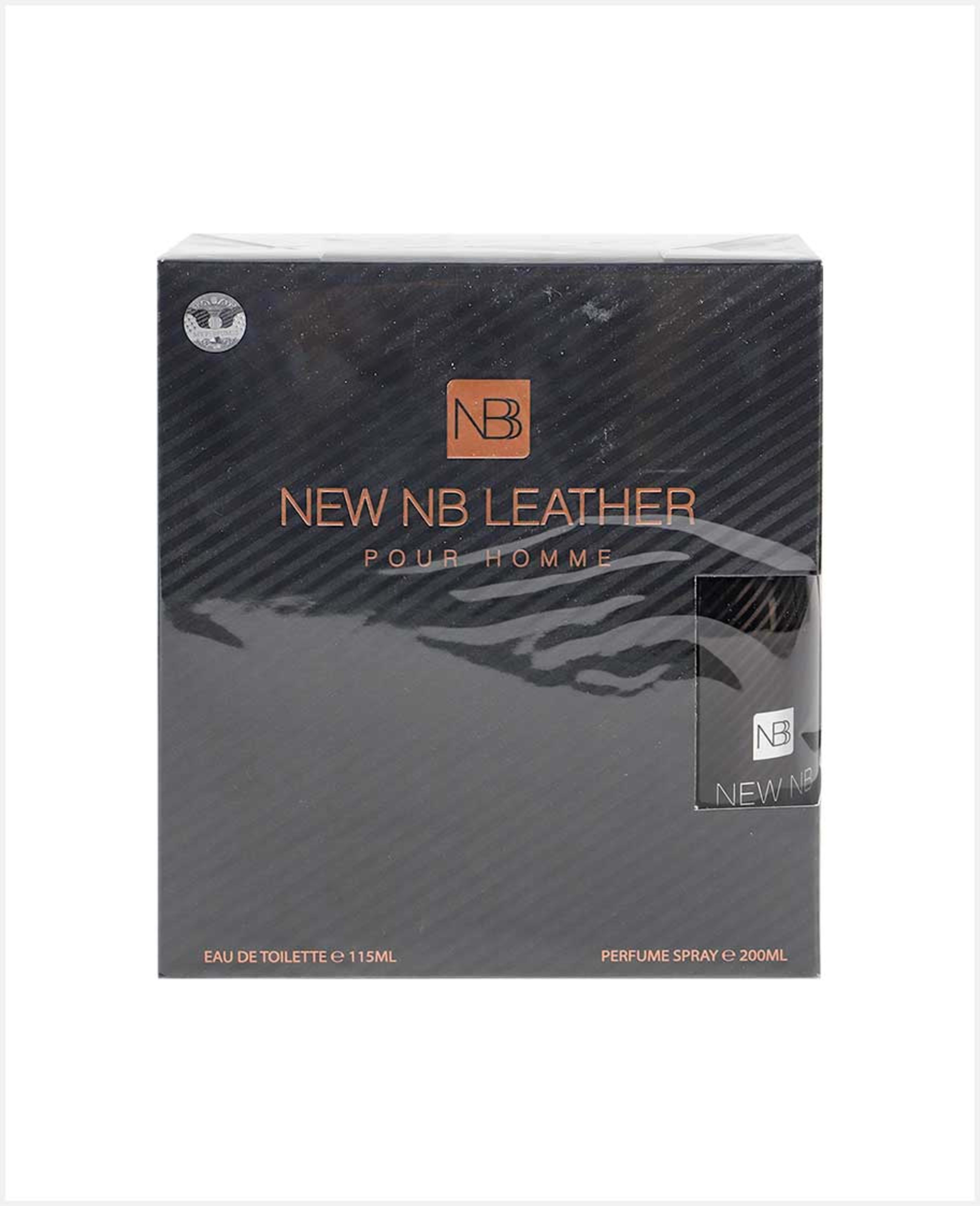 New Nb Leather Pour Homme 115ml+perfume Spray 200ml - image 3