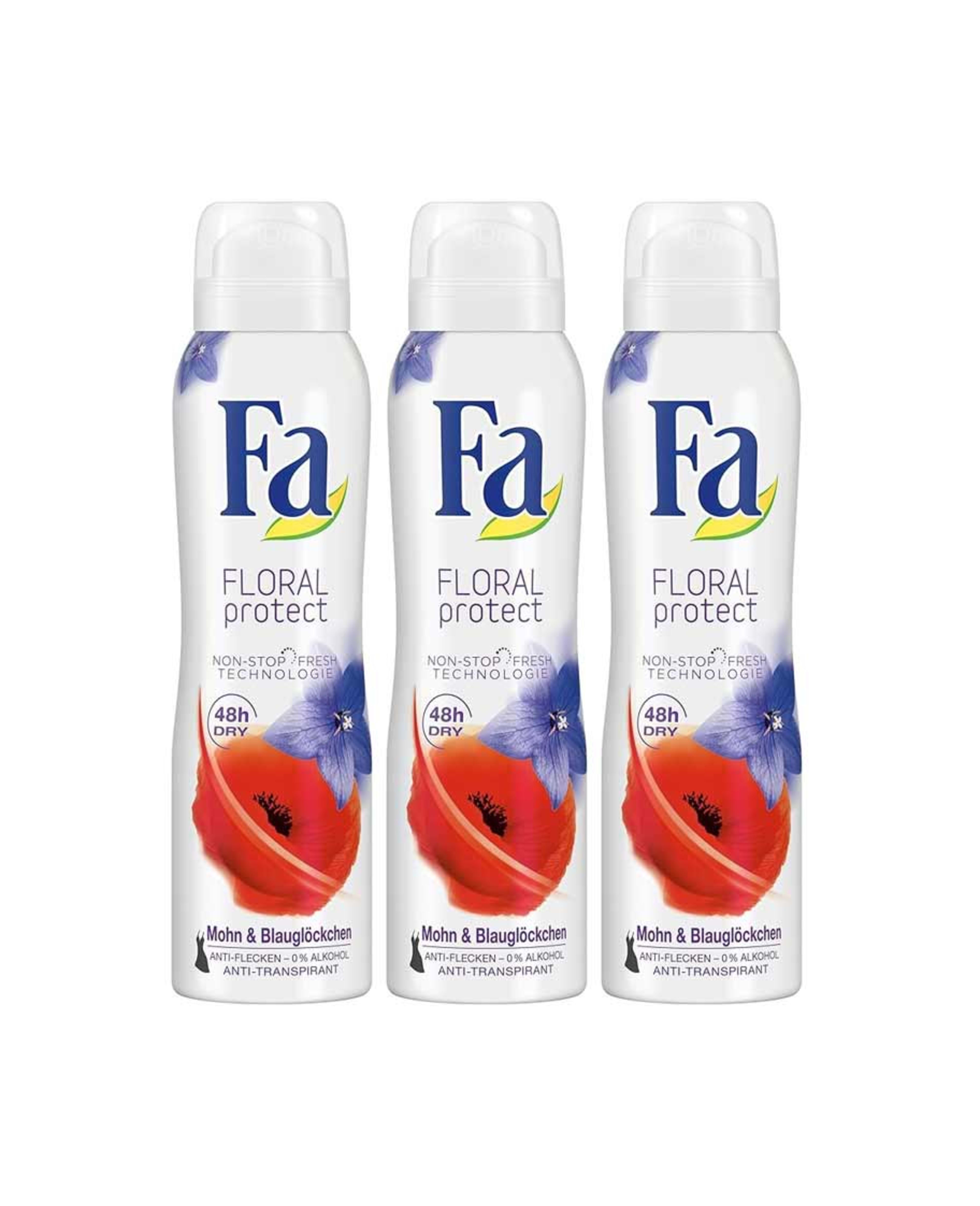 Fa Deo Spray Floral Protect Orchid & Viola 150ml 2+1free - image 2