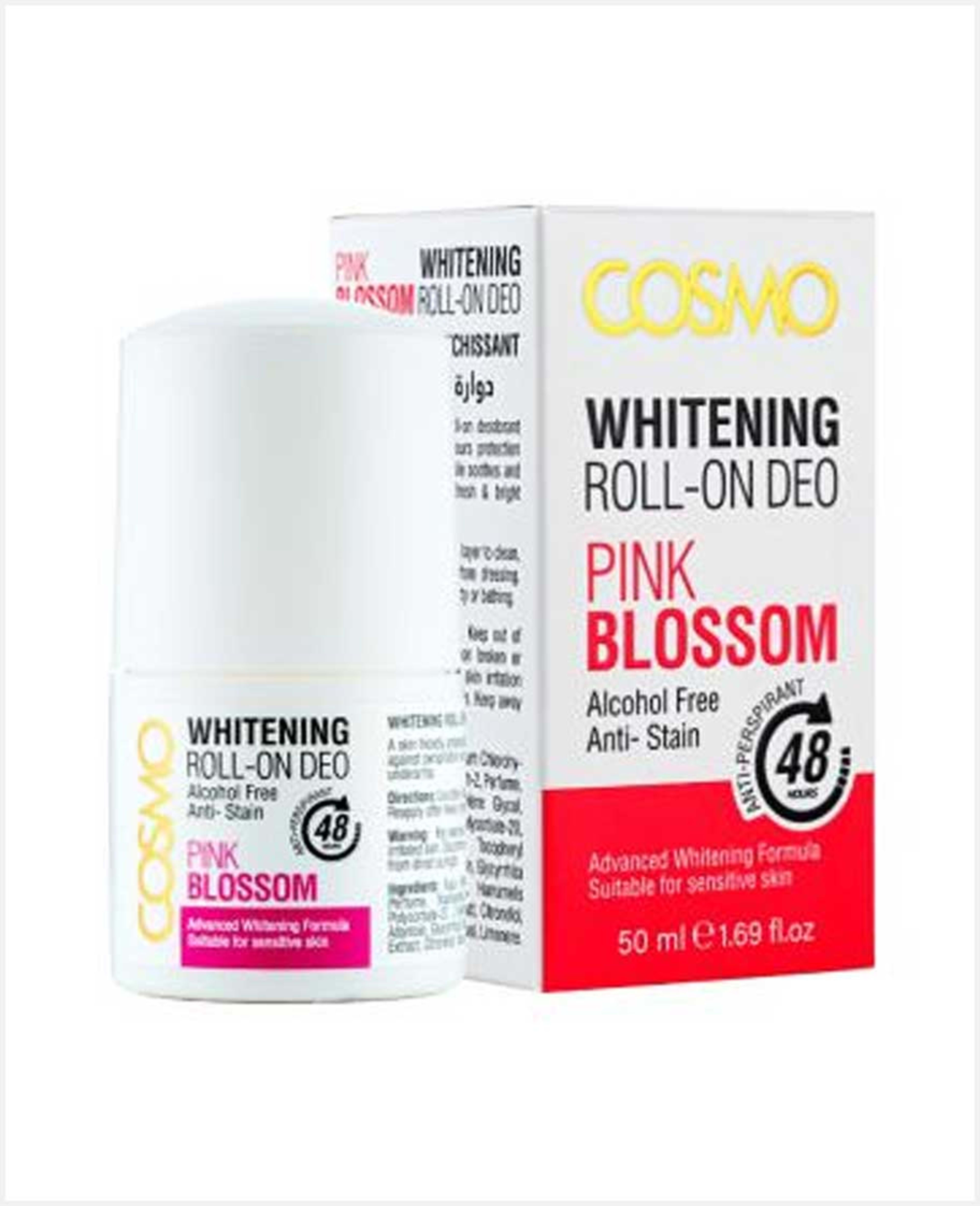 Cosmo Whitening Roll on Deo Pink Blossom 50ml - image 3