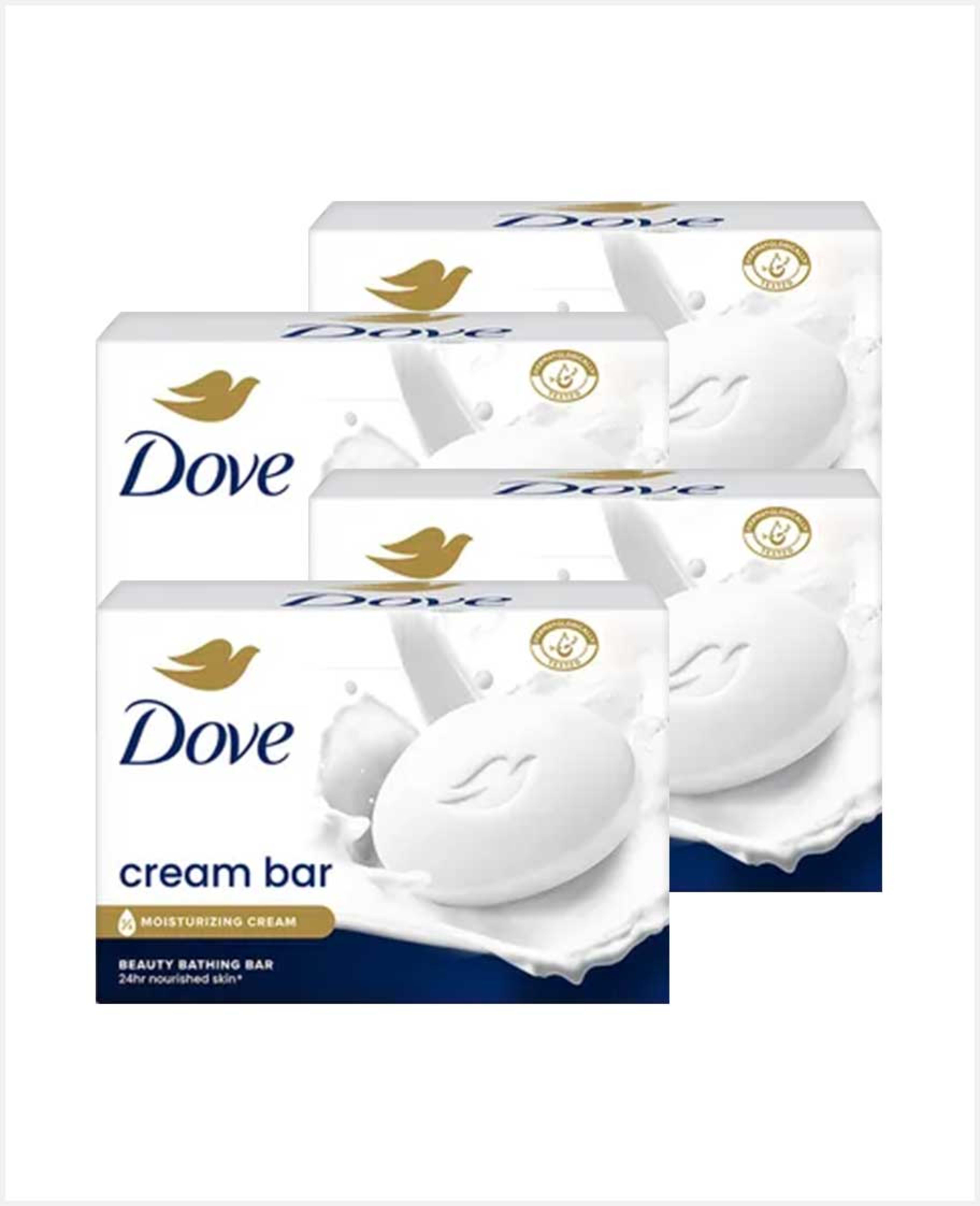Dove Beauty Cream Bar Soap(100gm+20gm Free) 4x120gm - image 3