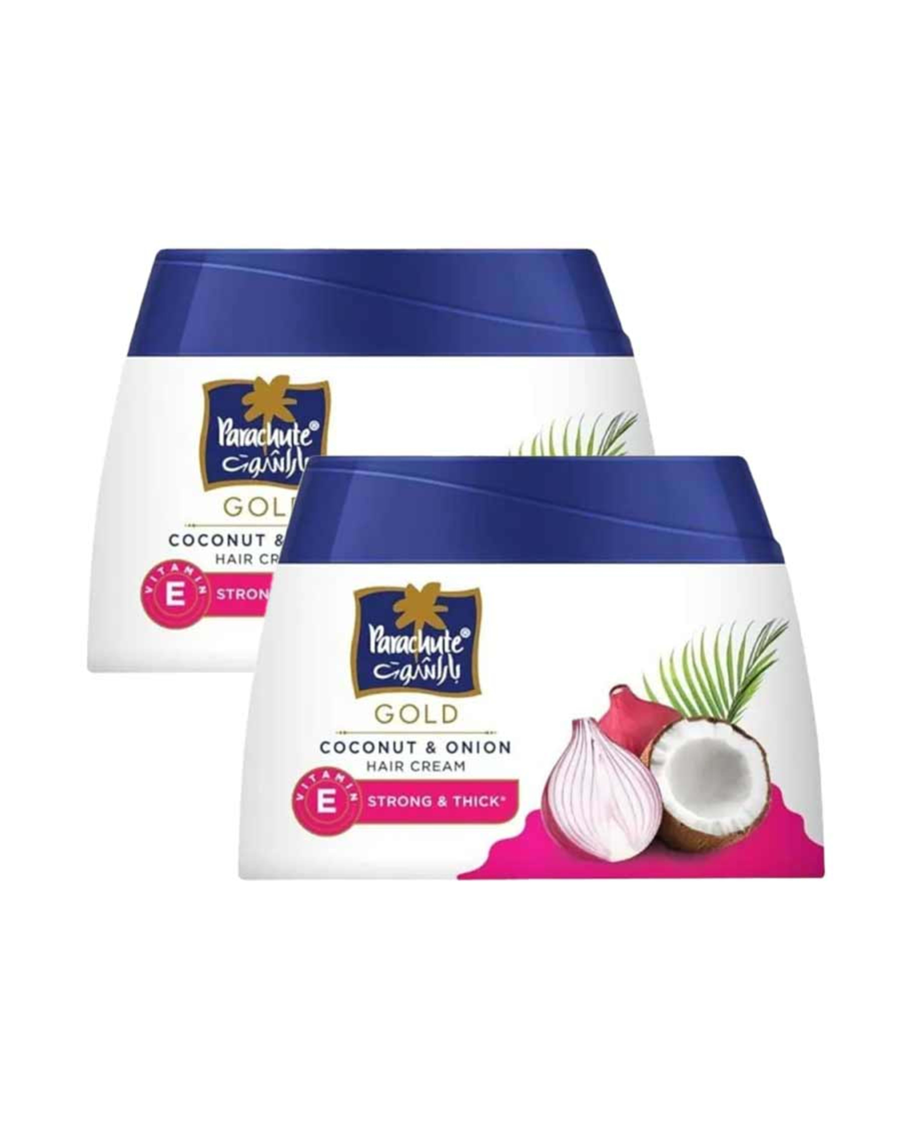 Parachute Gold Strong & Thick Hair Cream Coconut & Onion 2x140ml @30%off - image 3