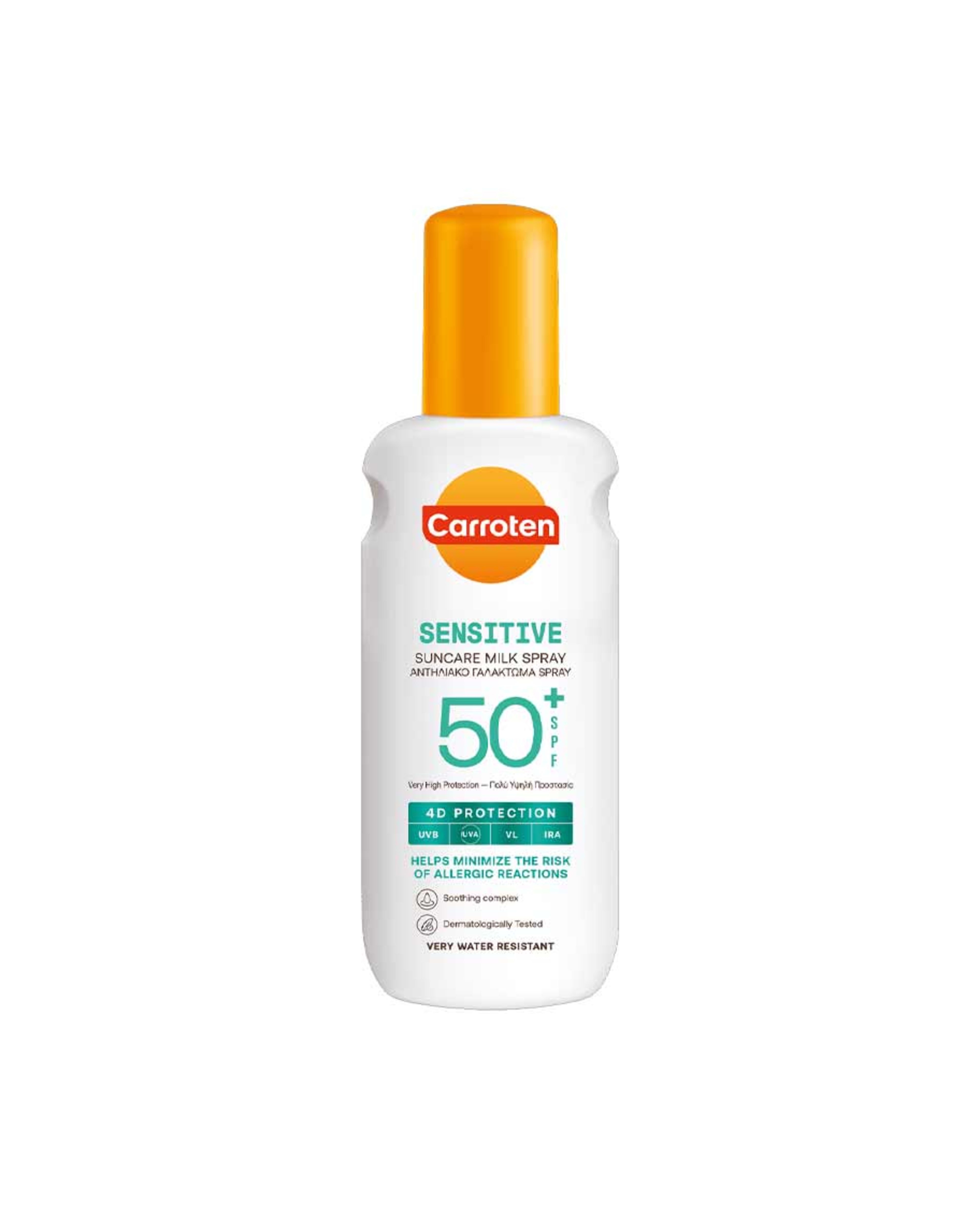 Carroten Sensitive Suncare Milk Spray Spf50+ 200ml - image 3