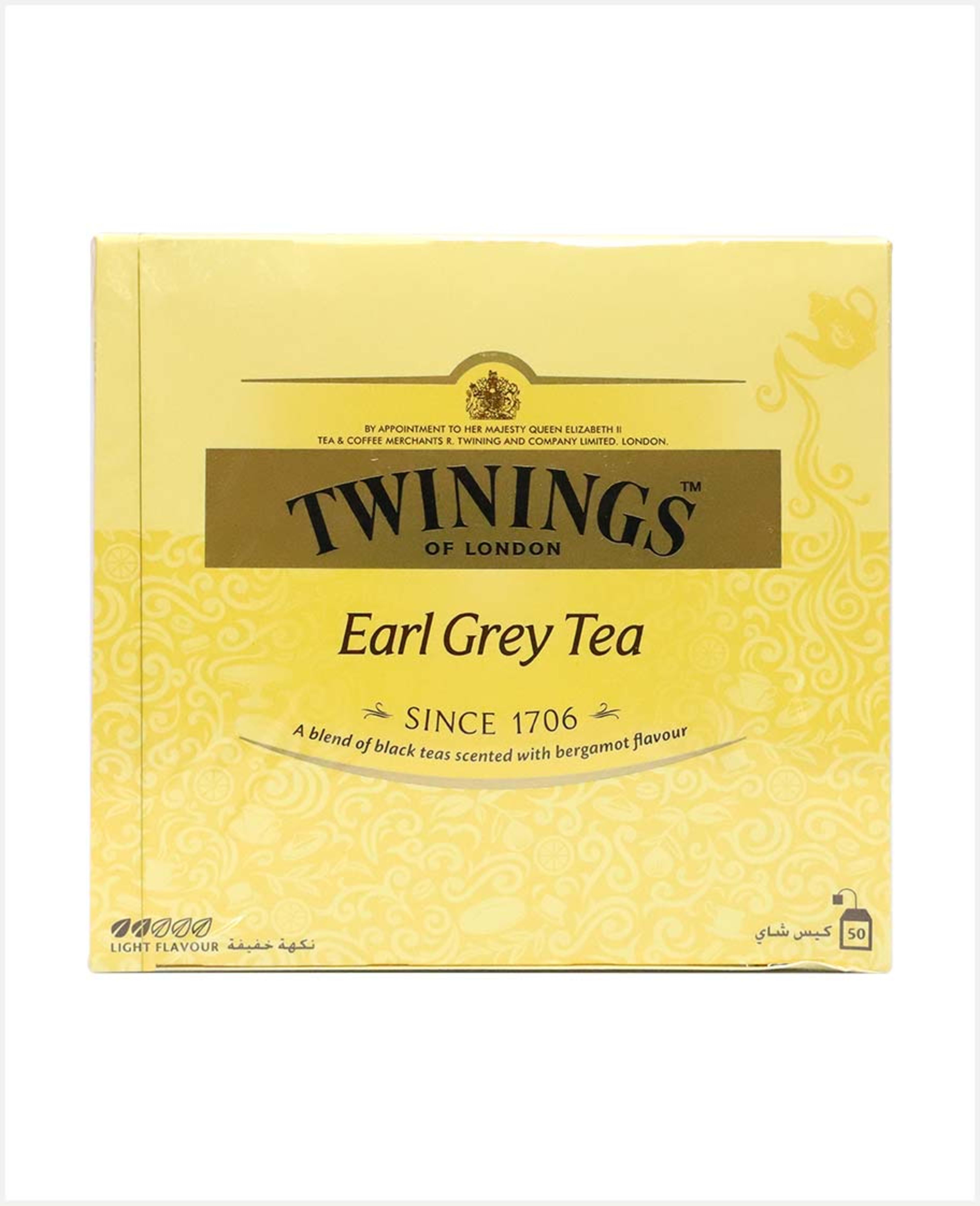 Twinings Earl Grey Tea (50'sx2gm) 100gm