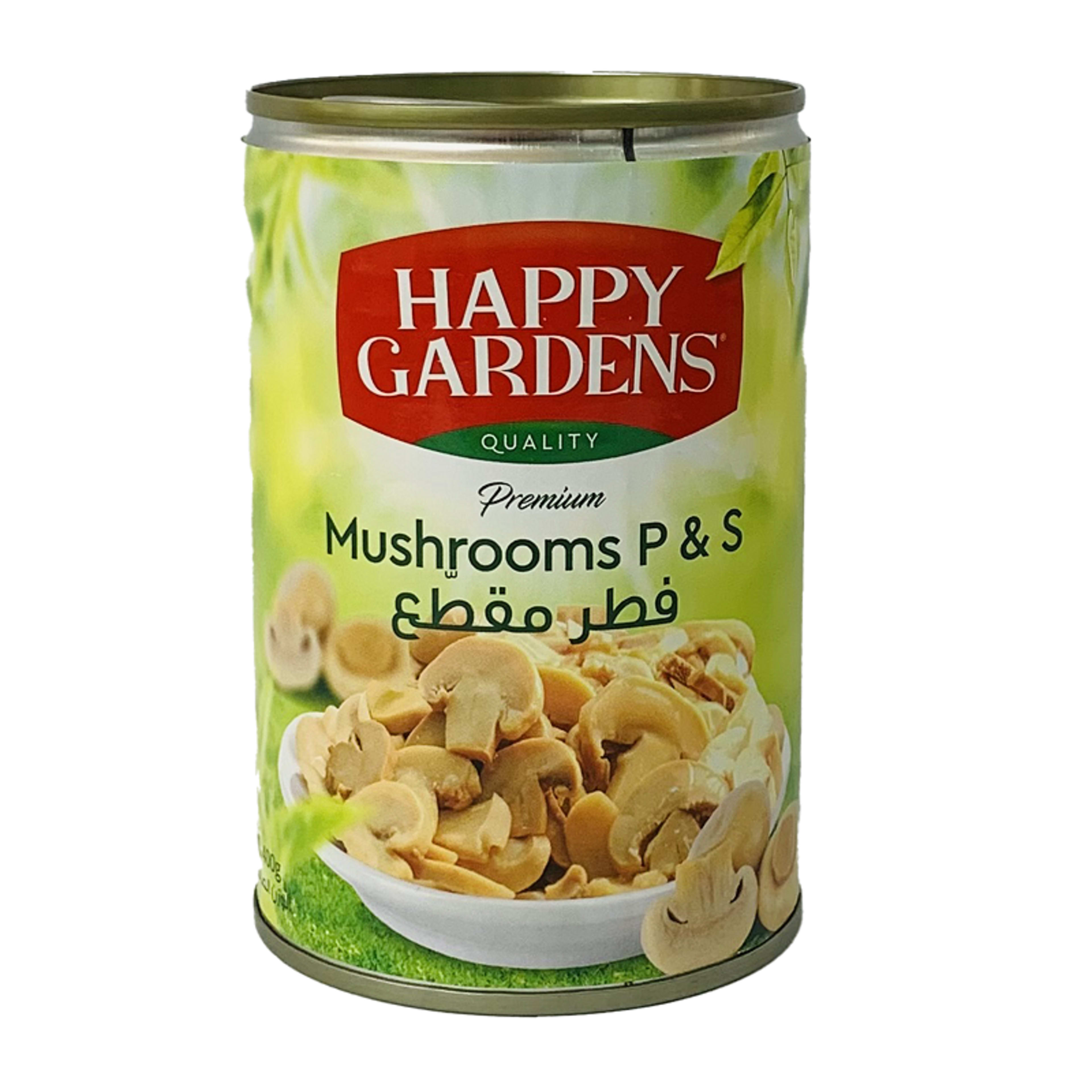 Happy Gardens Mushrooms Sliced 400gm