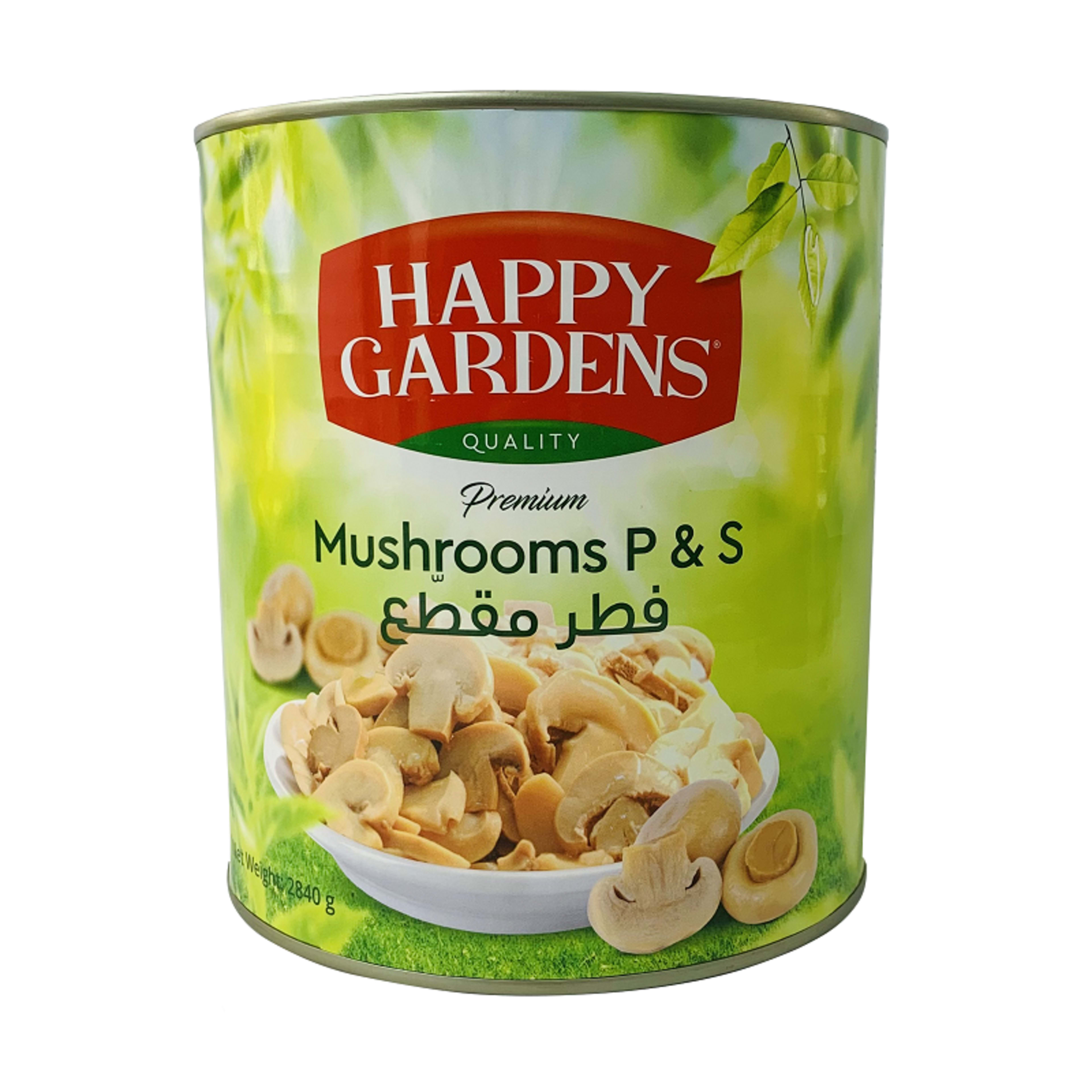 Happy Gardens Mushrooms Sliced 2840gm