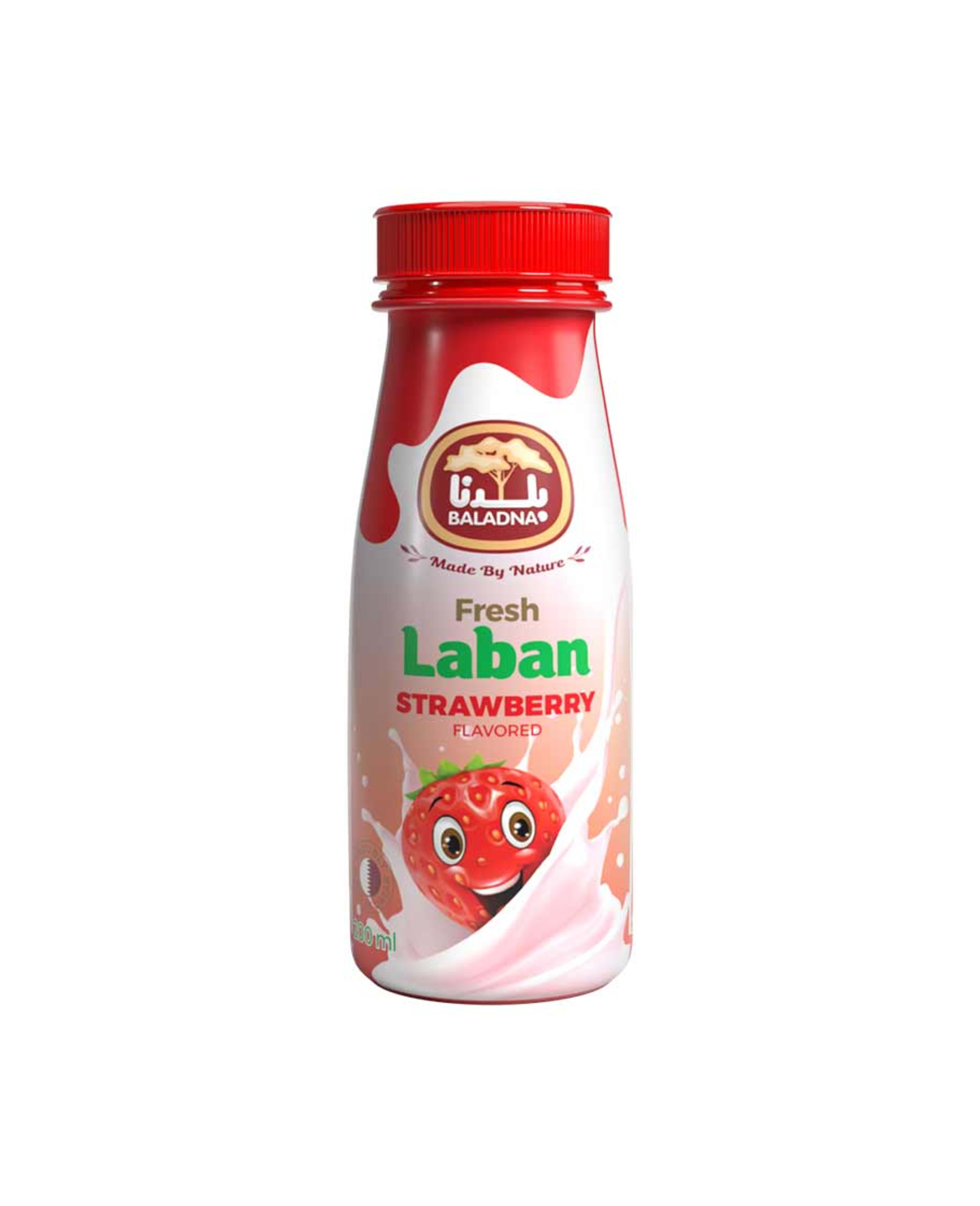 Baladna Fresh Flavored Strawberry Laban 200ml