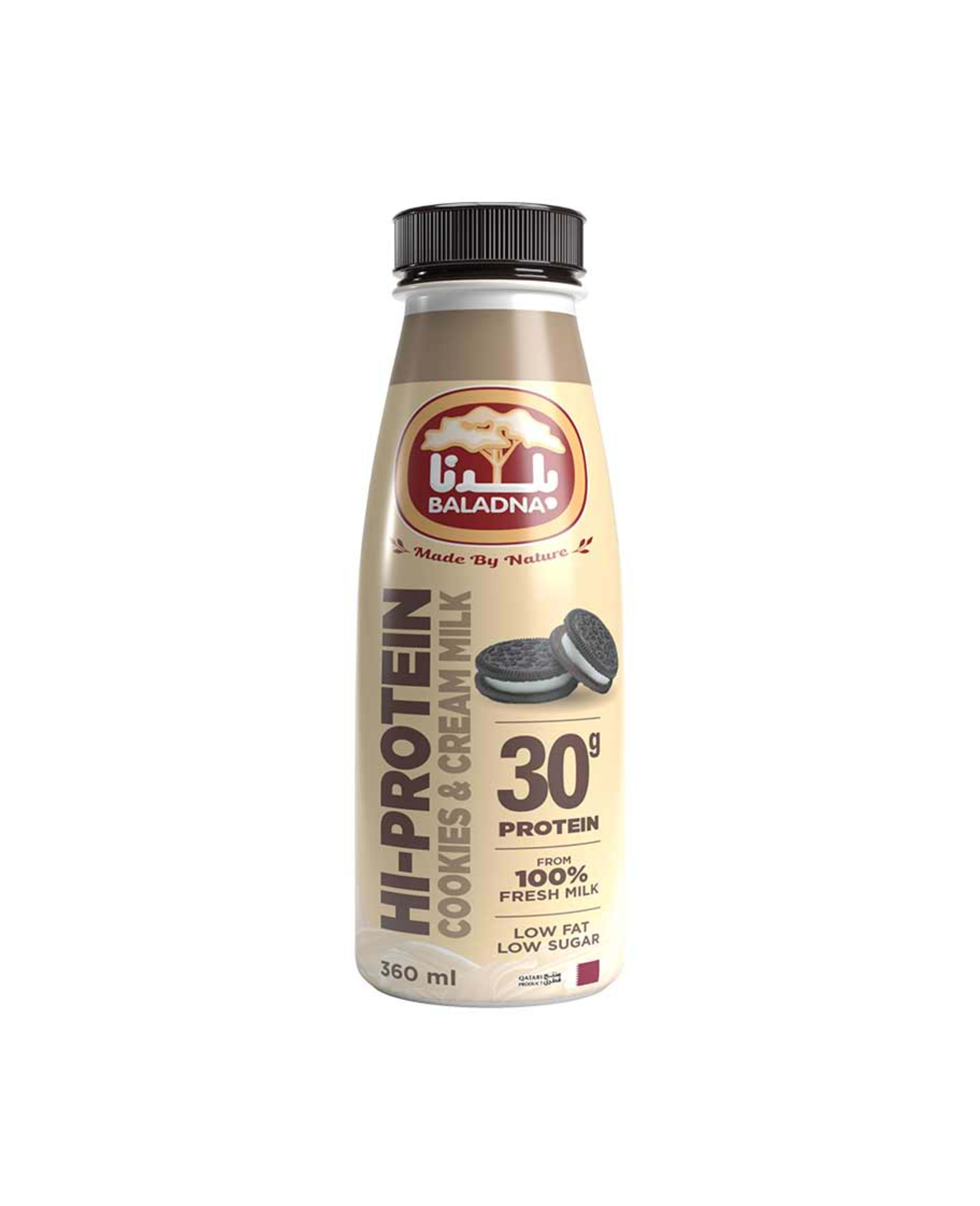 Baladna Hi-protein Cookies & Cream Milk 360ml