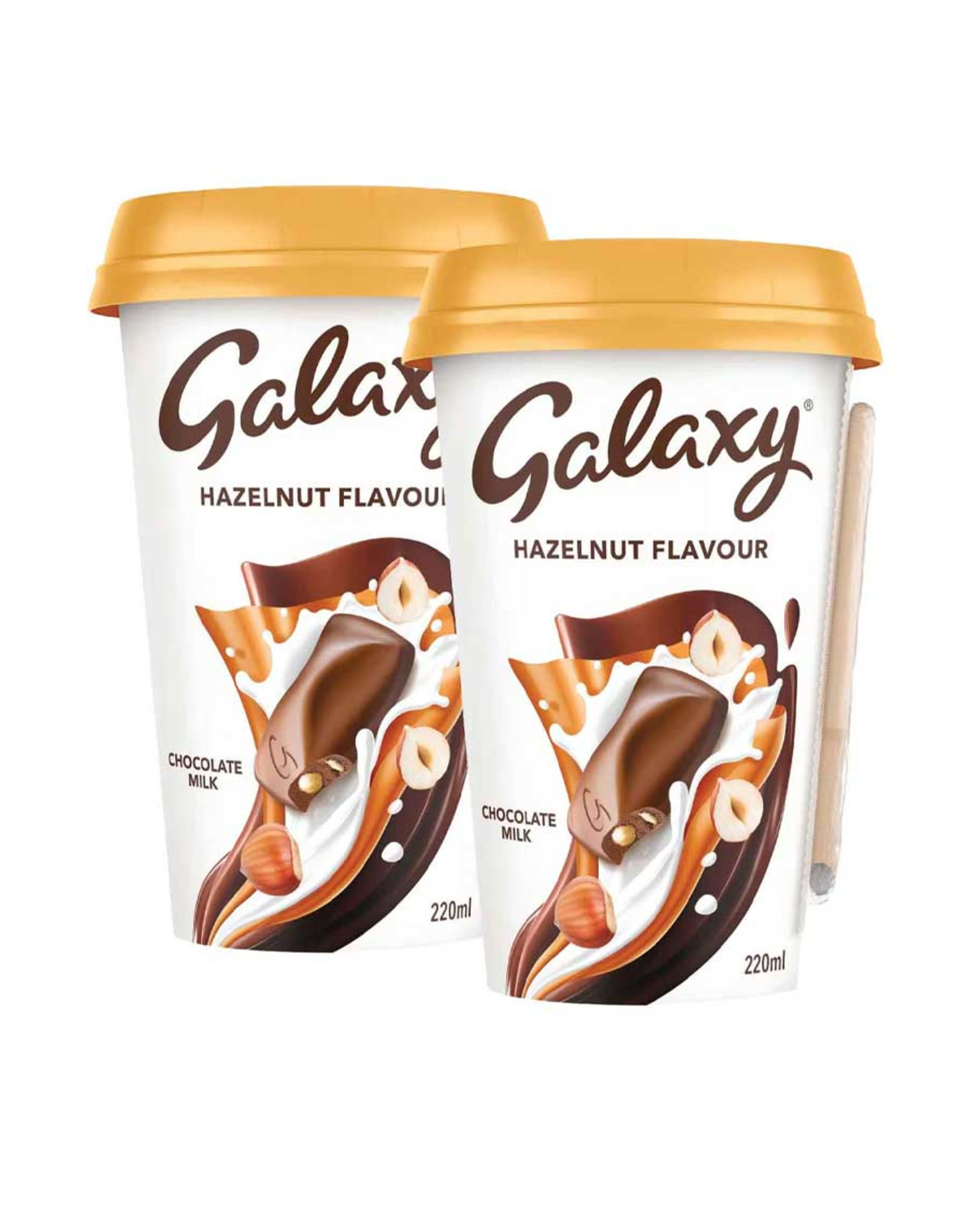 Galaxy Hazelnut Flavour Chocolate Milk Drink 2sx220ml Sp.offer