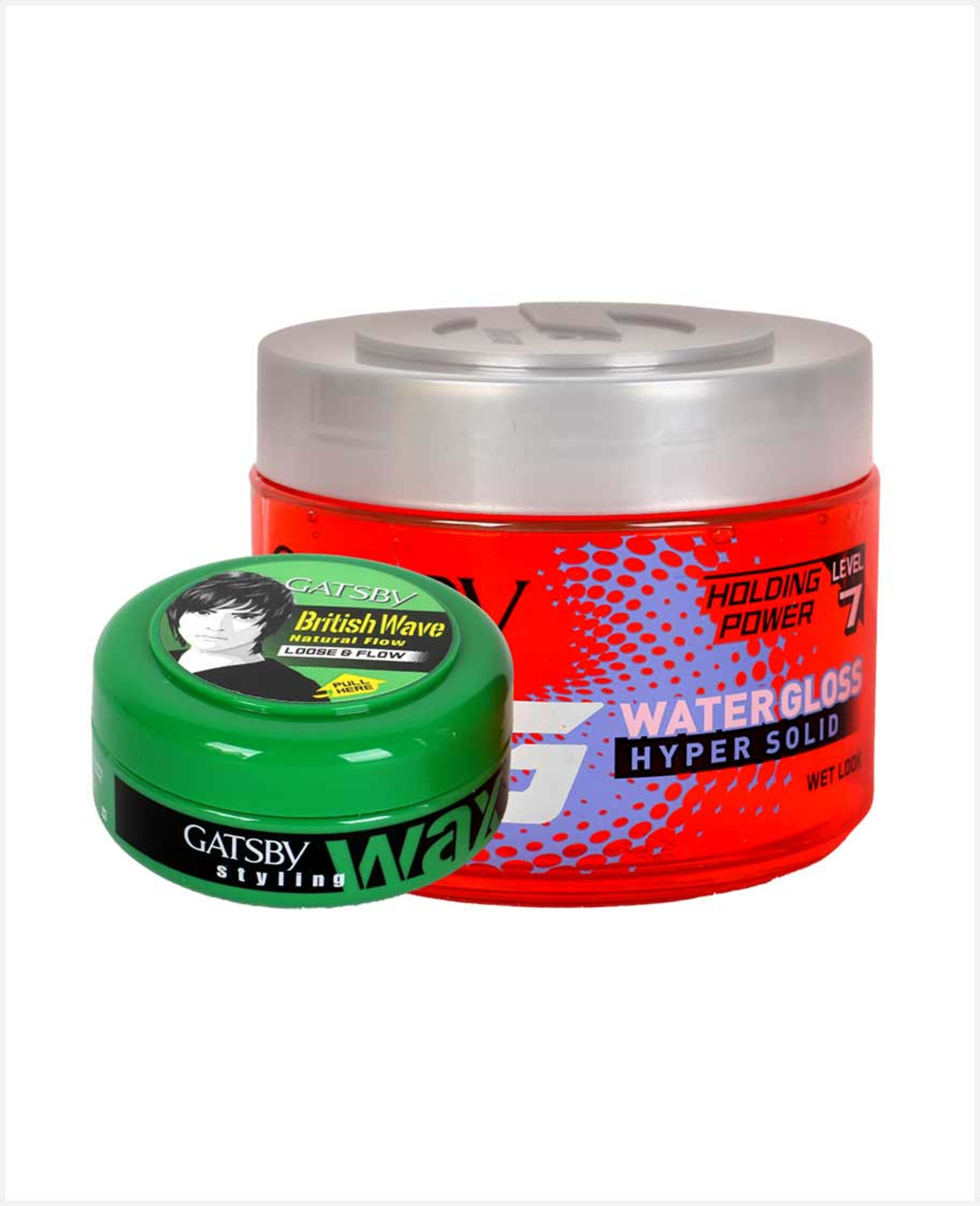 Gatsby Water Gloss Hair Gel 300gm+styling Wax 75gm