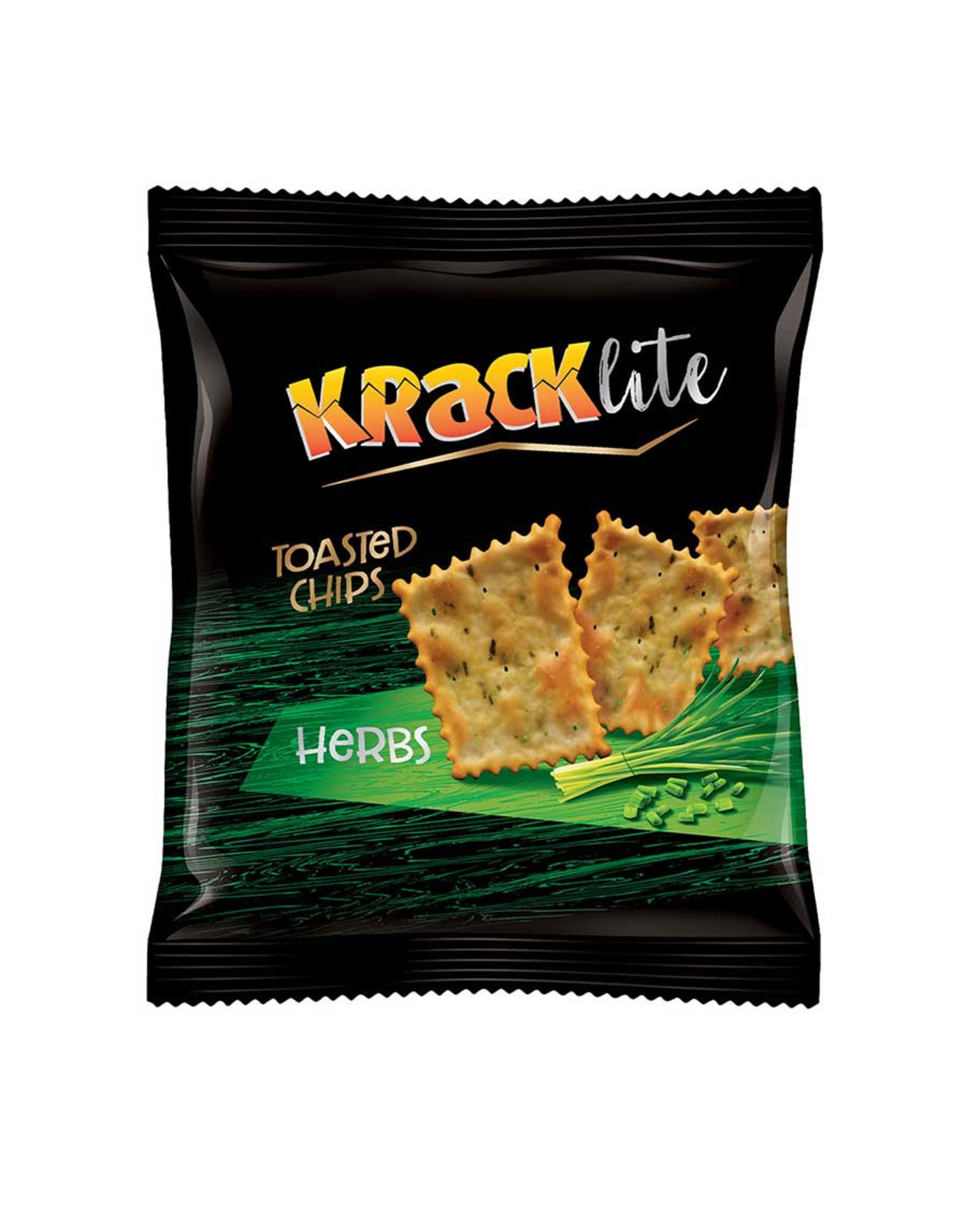 Kracklite Toasted Chips Herbs 110gm