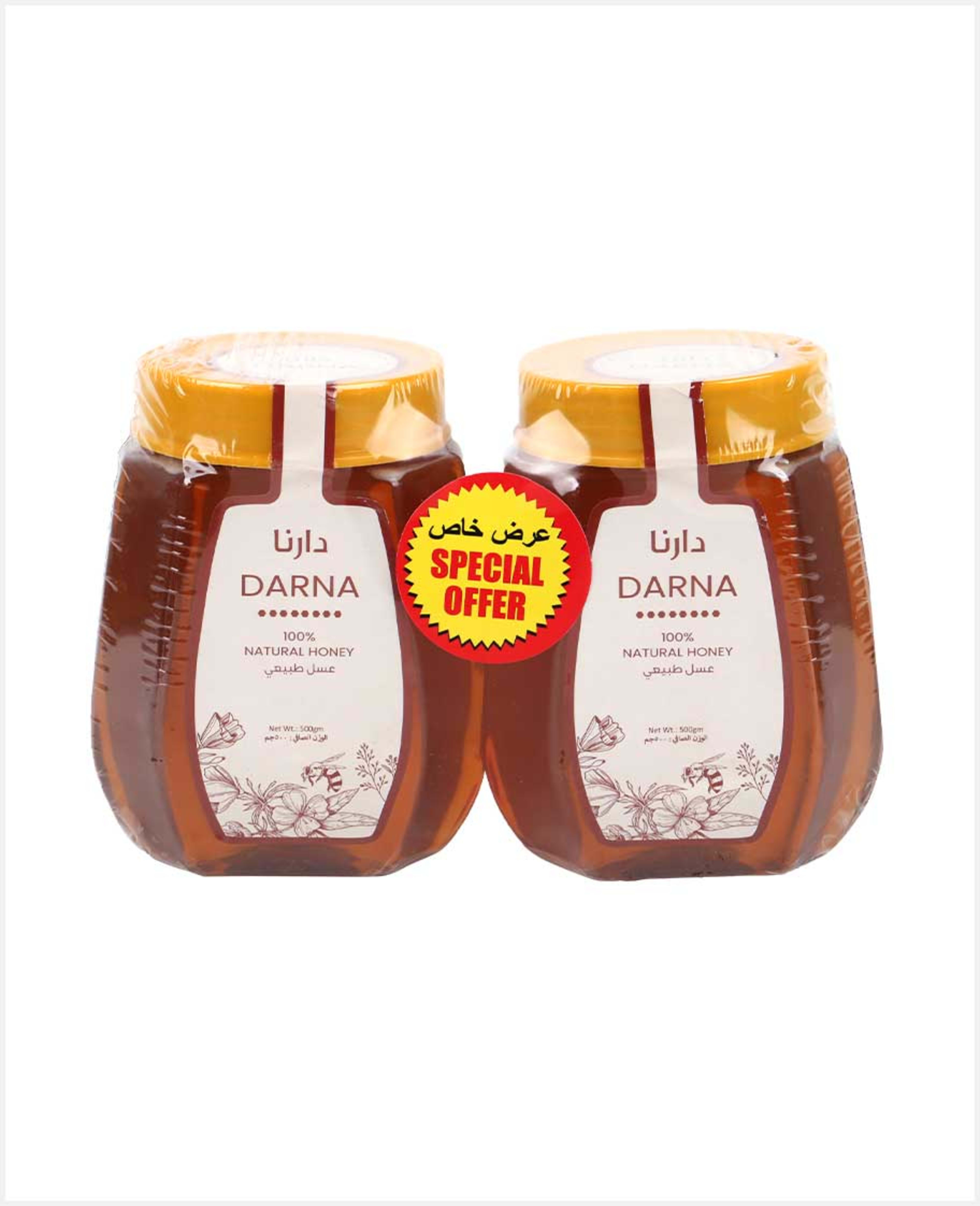 Darna Natural Honey 2x500gm Sp.offer