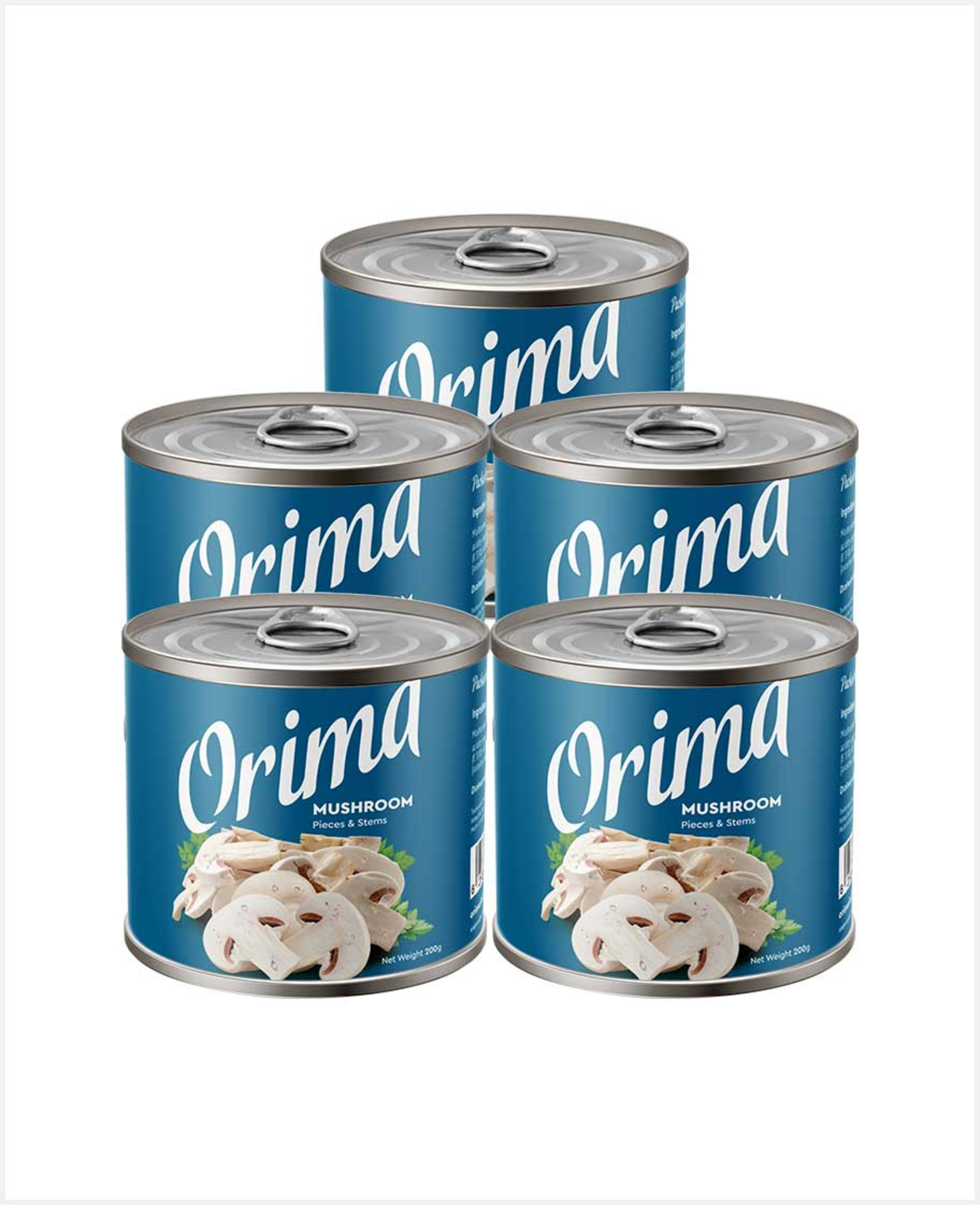 Orima Mushroom Pieces & Stems 5's X200gm