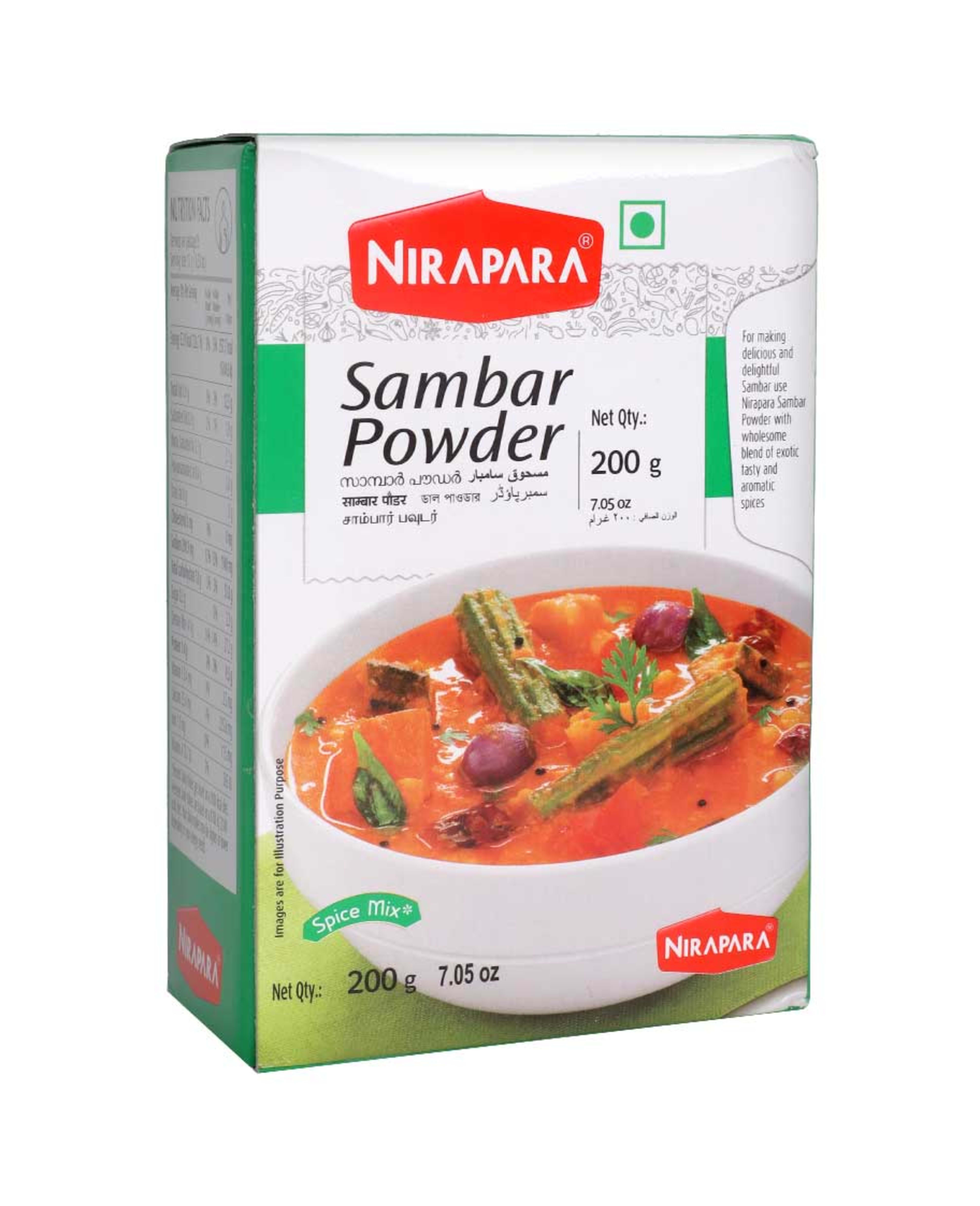 Nirapara Sambar Powder 200gm Promo