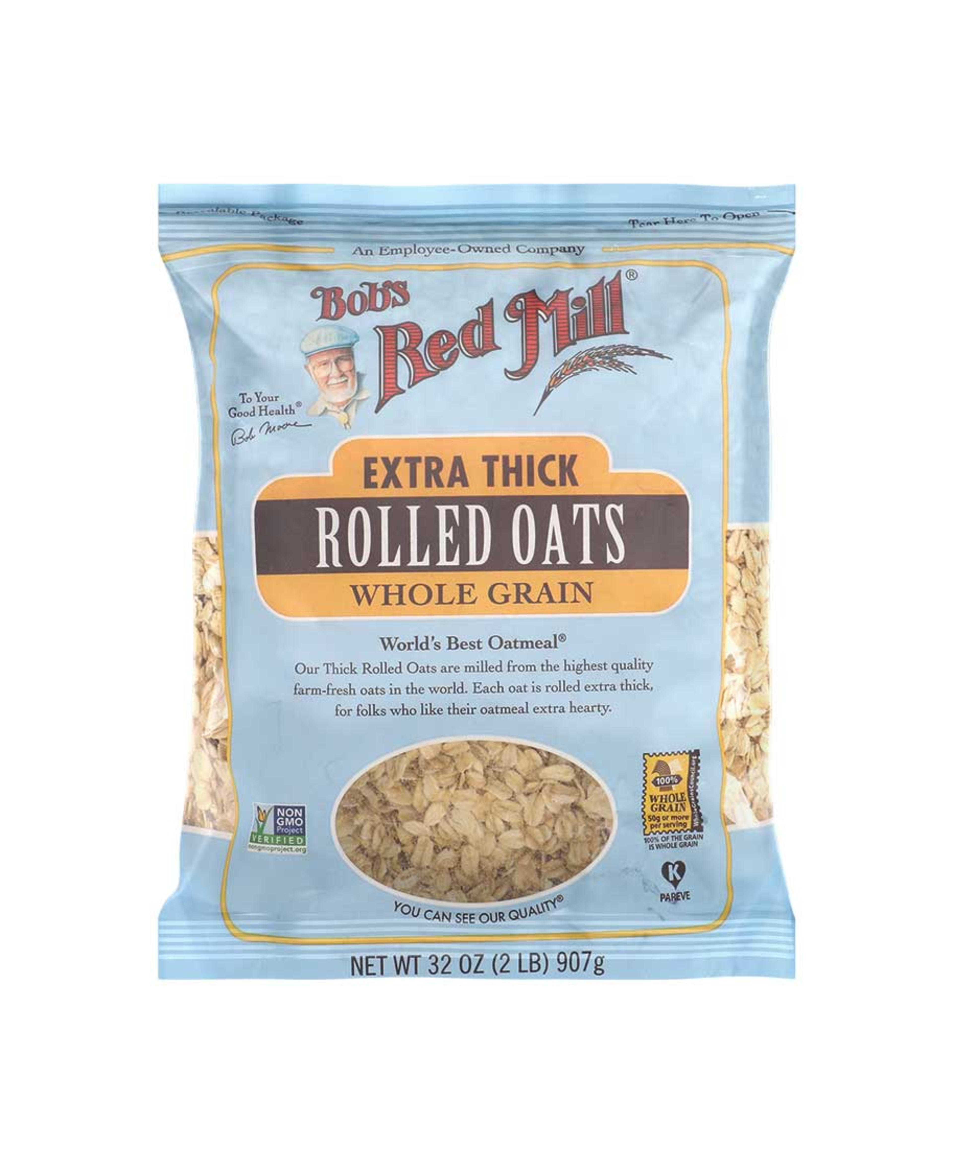 Bob's Red Mill Extra Thick Whole Grain Rolled Oats 32oz/ 907gm
