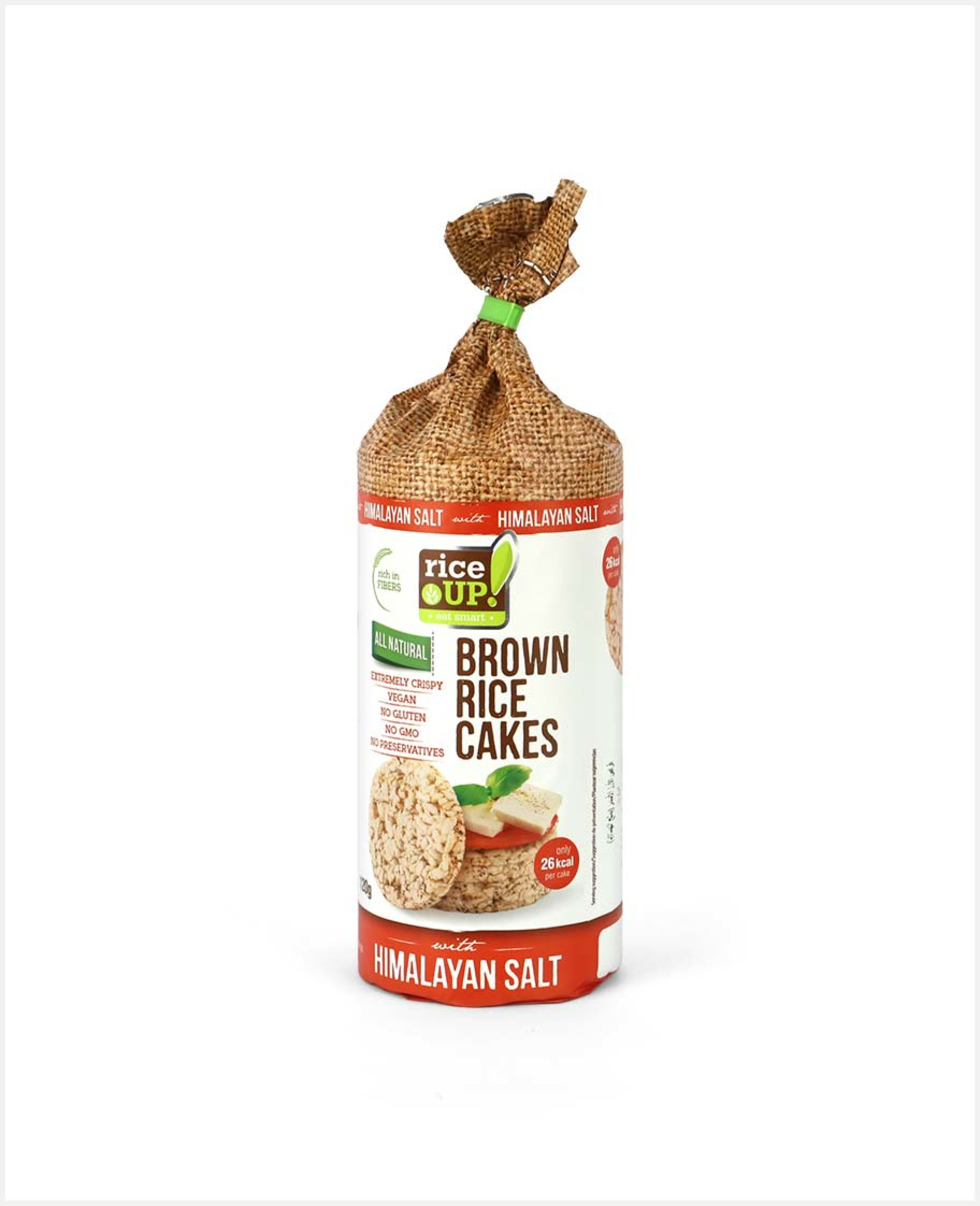 Rice up Brown Rice Cakes with Himalayan Salt 120gm