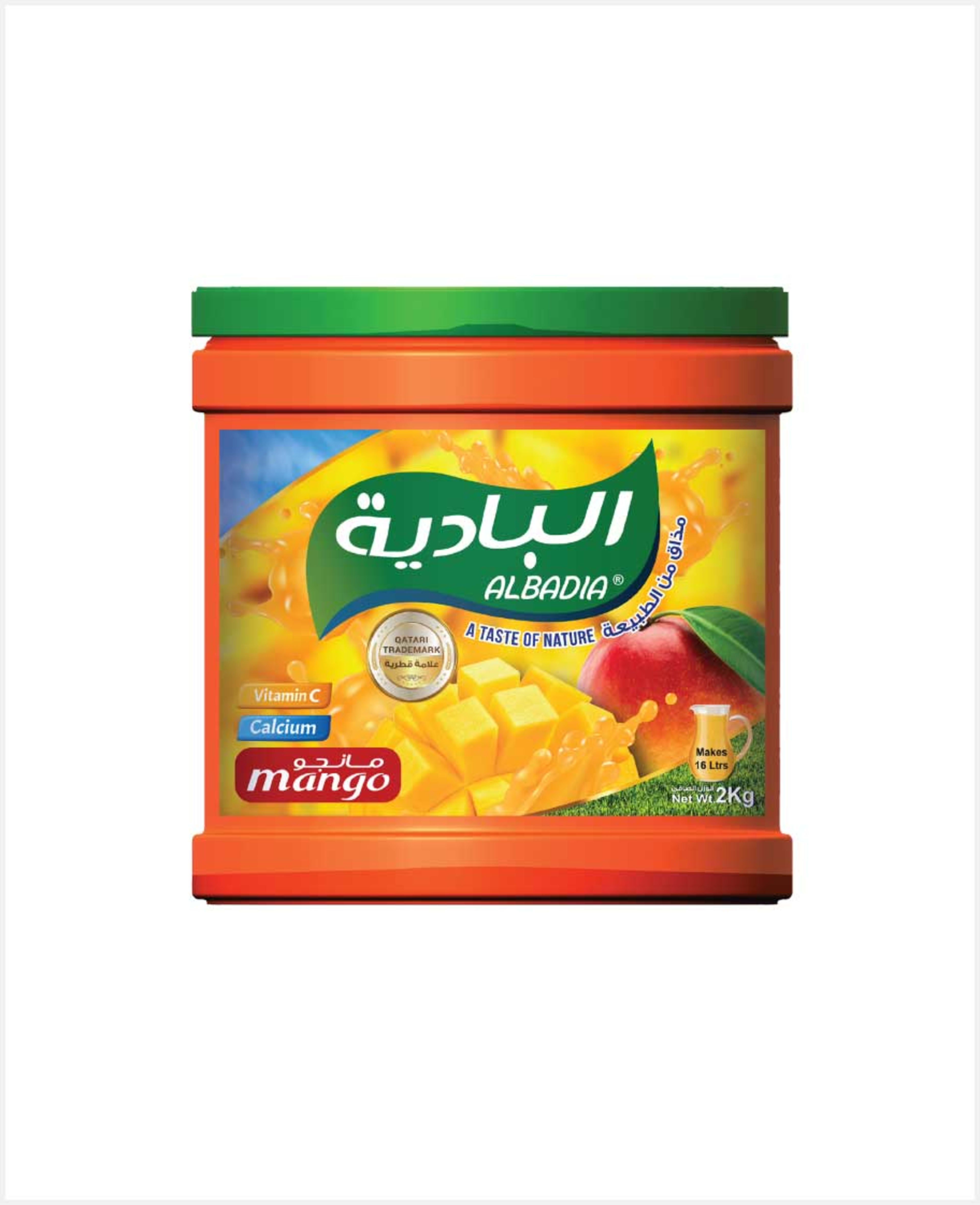 Al Badia Instant Flavored Drink Powder Mango 2kg Sp.offer