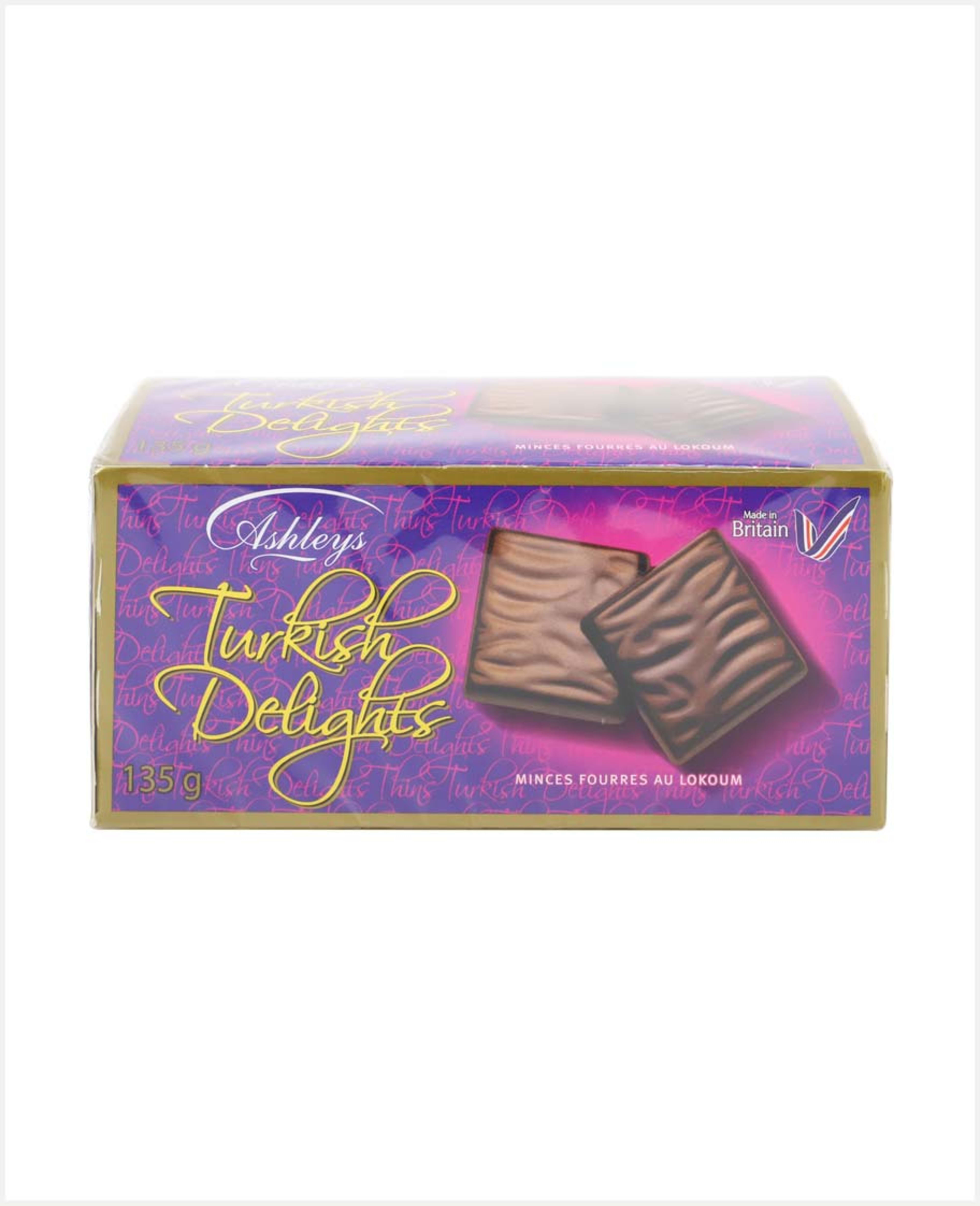 Ashleys Turkish Delights Milk Chocolate 135gm